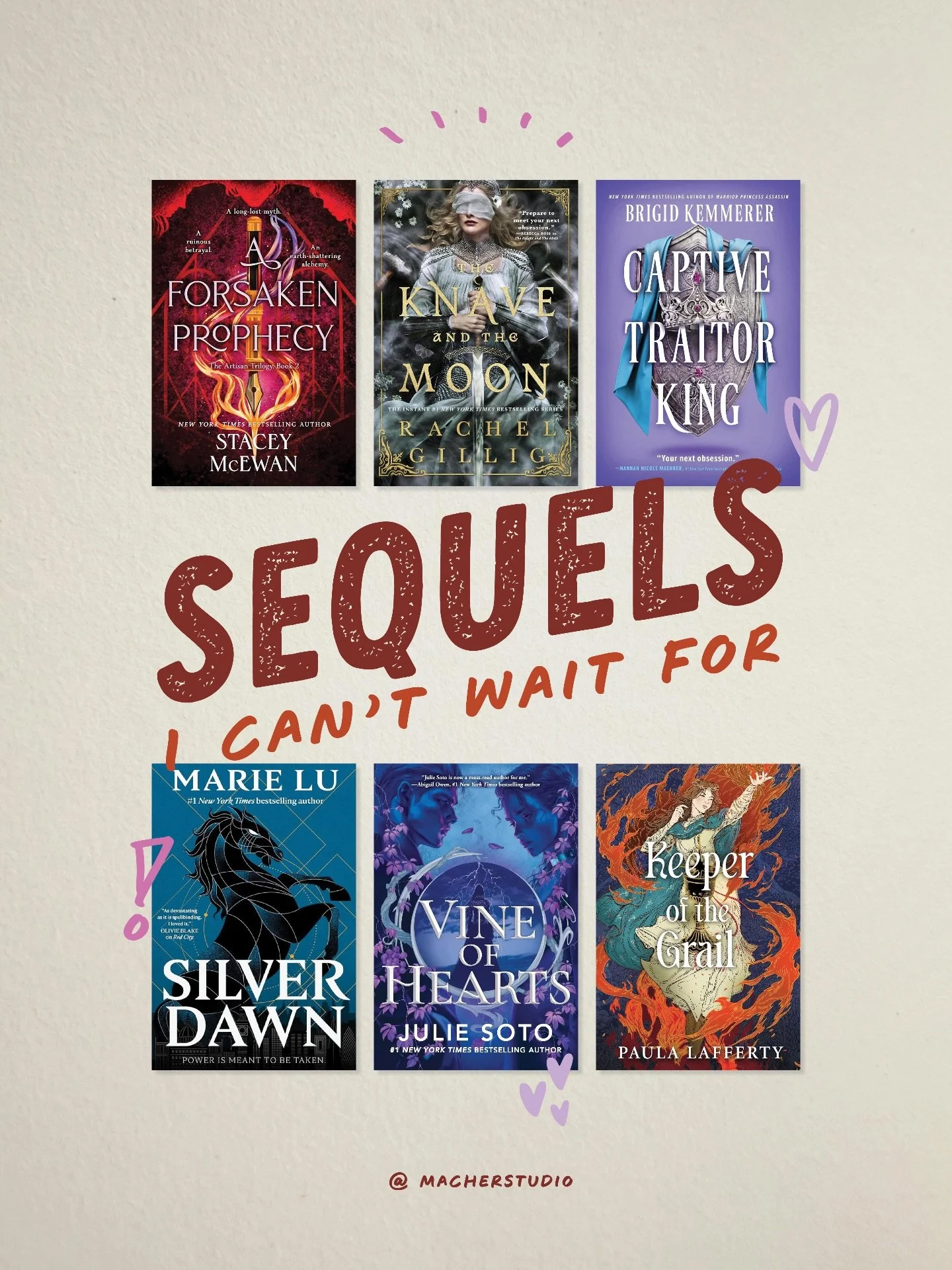 &ldquo;When is the sequel coming out?!&rdquo; Is the age-old bookish question we all ask after the first book, amiright?! 

*me not looking at any authors in particular 👀*
⠀⠀⠀⠀⠀⠀⠀⠀⠀
I&rsquo;m playing catch-up on work this week and doing my best not 