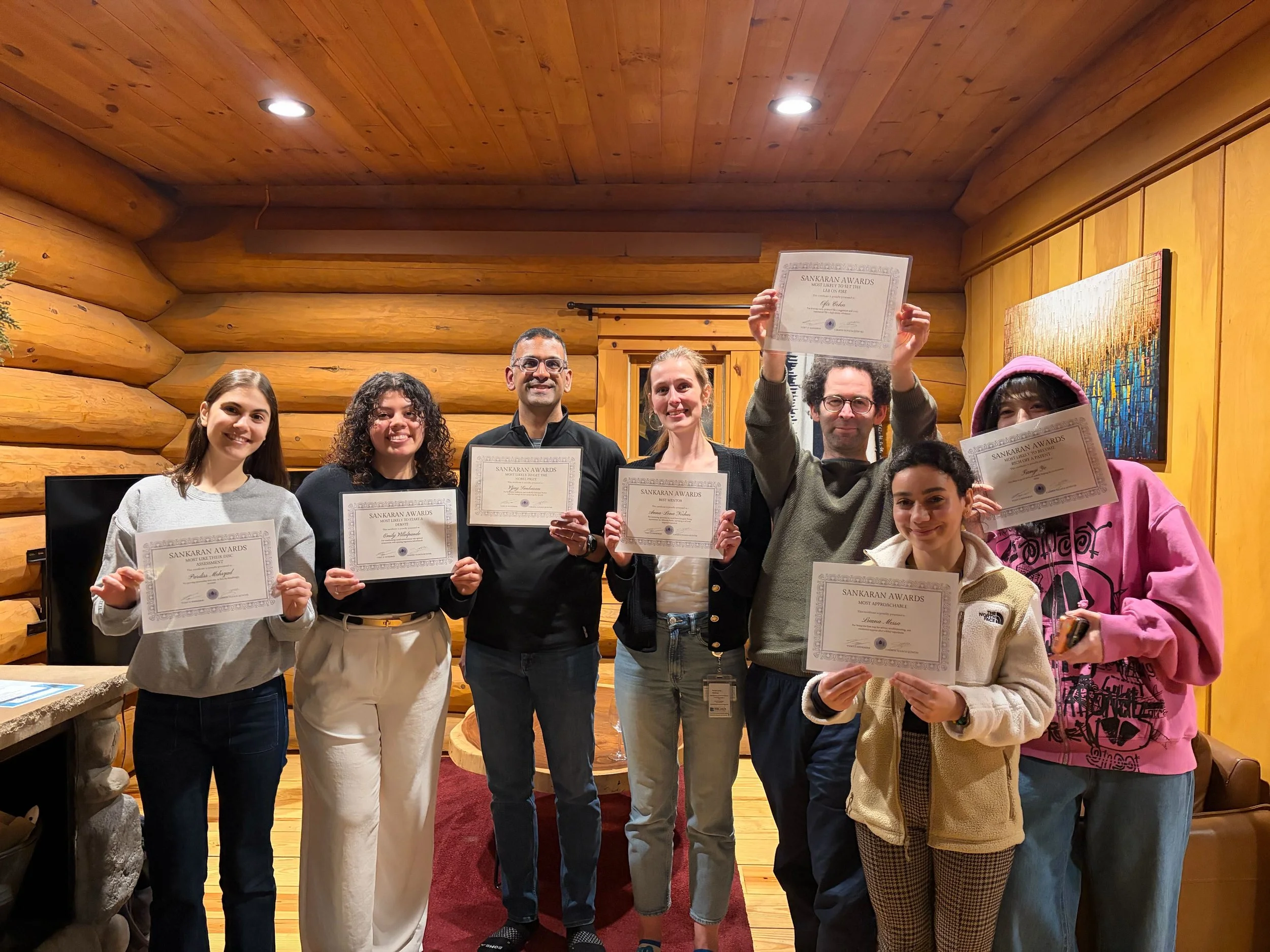 Superlatives winners - Lab Retreat 2026