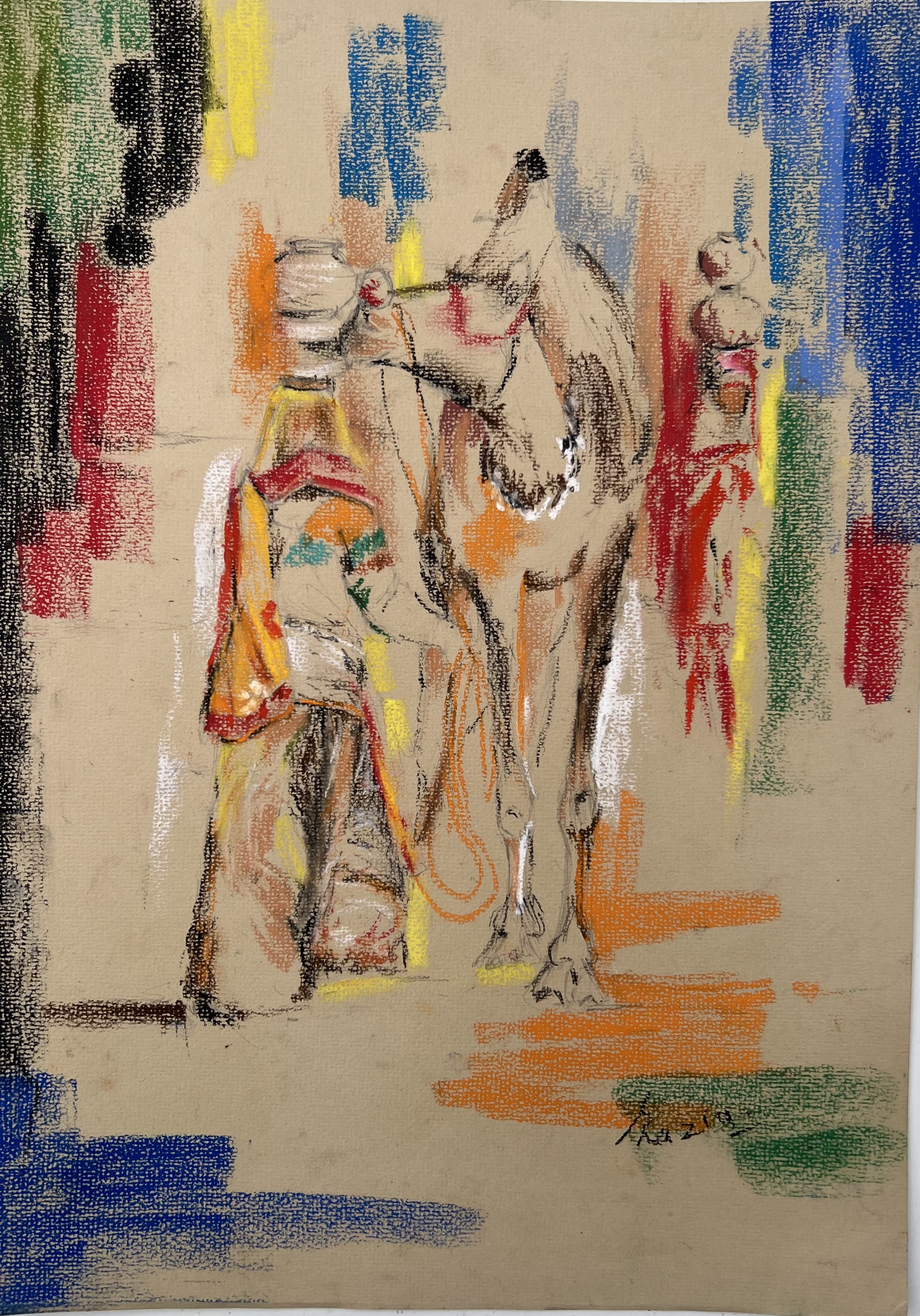 Desert 3 (Pastel drawing)