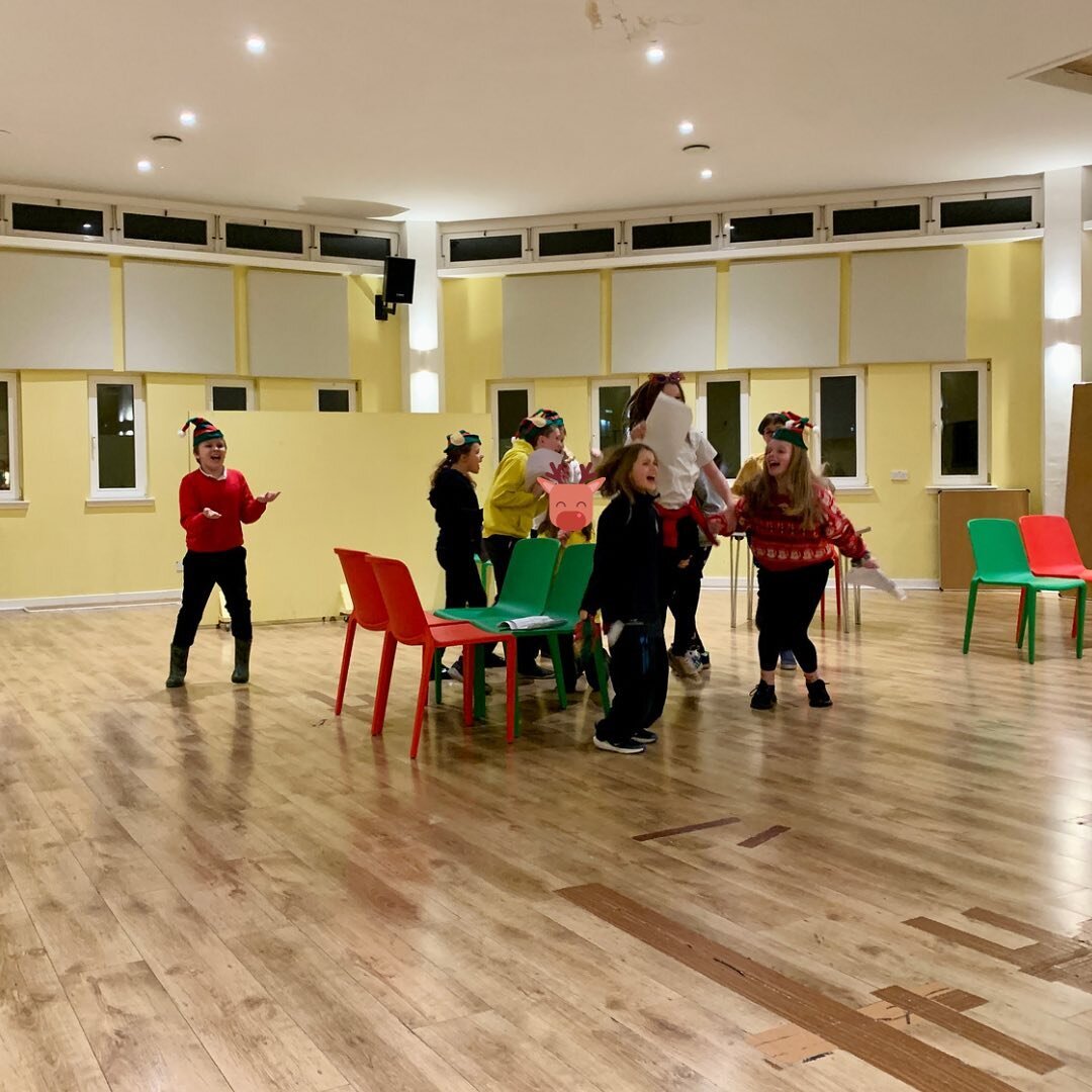 Rehearsals for &ldquo;The Naughty Elf Who Forgot How To Be Nice&rdquo; are in full swing!😁🎉🎄We&rsquo;ve been having the best time with our Stockbridge 9-12&rsquo;s creating this silly festive show to show off their wonderful acting and storytellin
