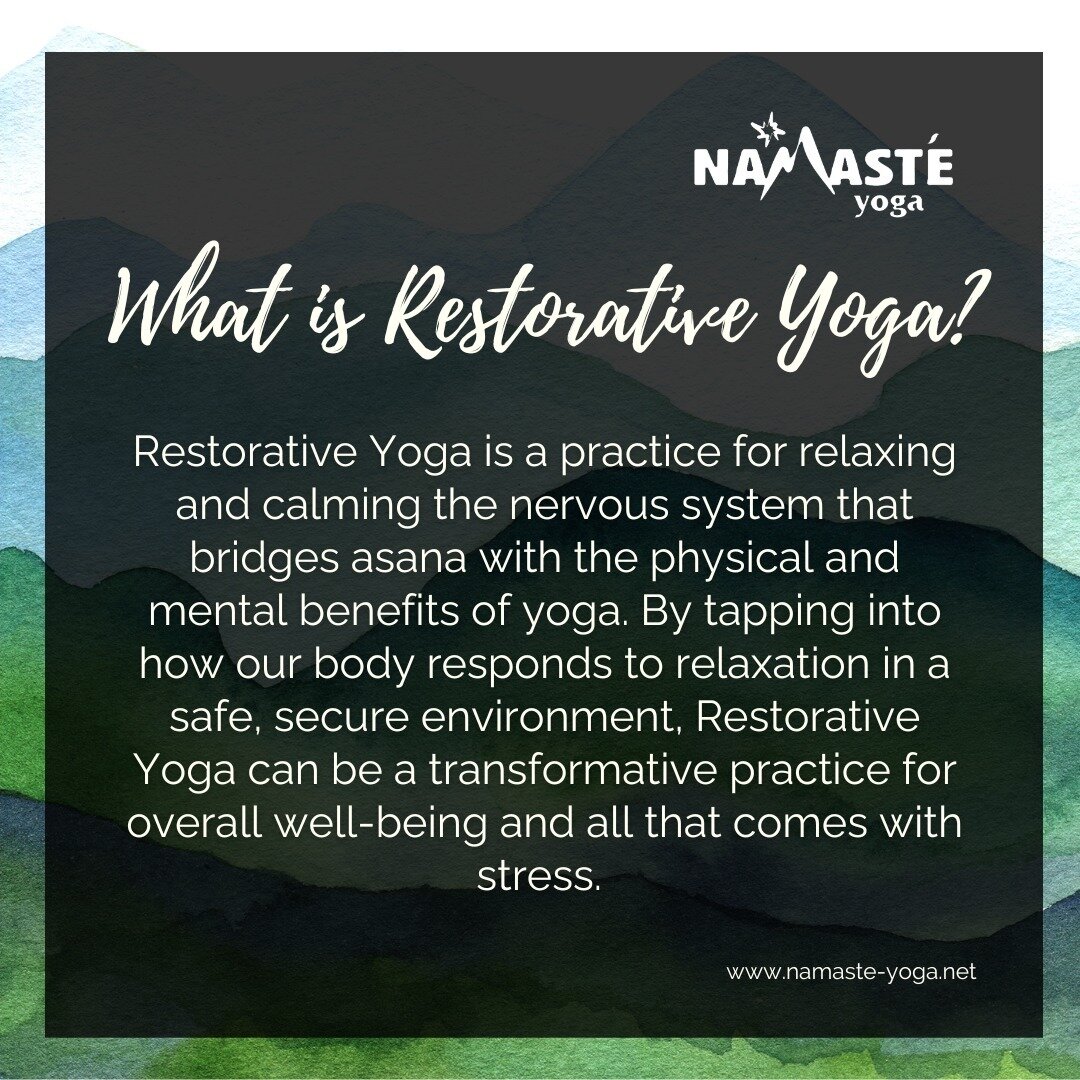 During the month of December, we have been offering Restorative Yoga classes and events and the response has been overwhelming. The need to rest and let our minds, bodies, and souls heal is more important than ever. 

Our classes have been sold out, 