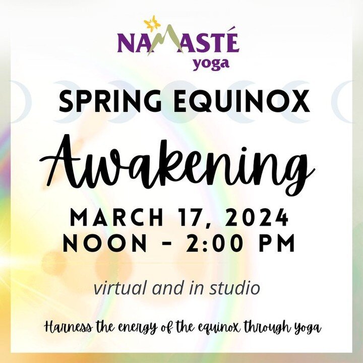 Join us on March 17, 2024, from 12-2 PM to embrace the rejuvenating energy with our Spring Equinox Awakening Yoga Workshop to align body, mind, and spirit. As nature awakens from its winter slumber, Rachel Red &amp; Ken Aubuchon will lead this explor