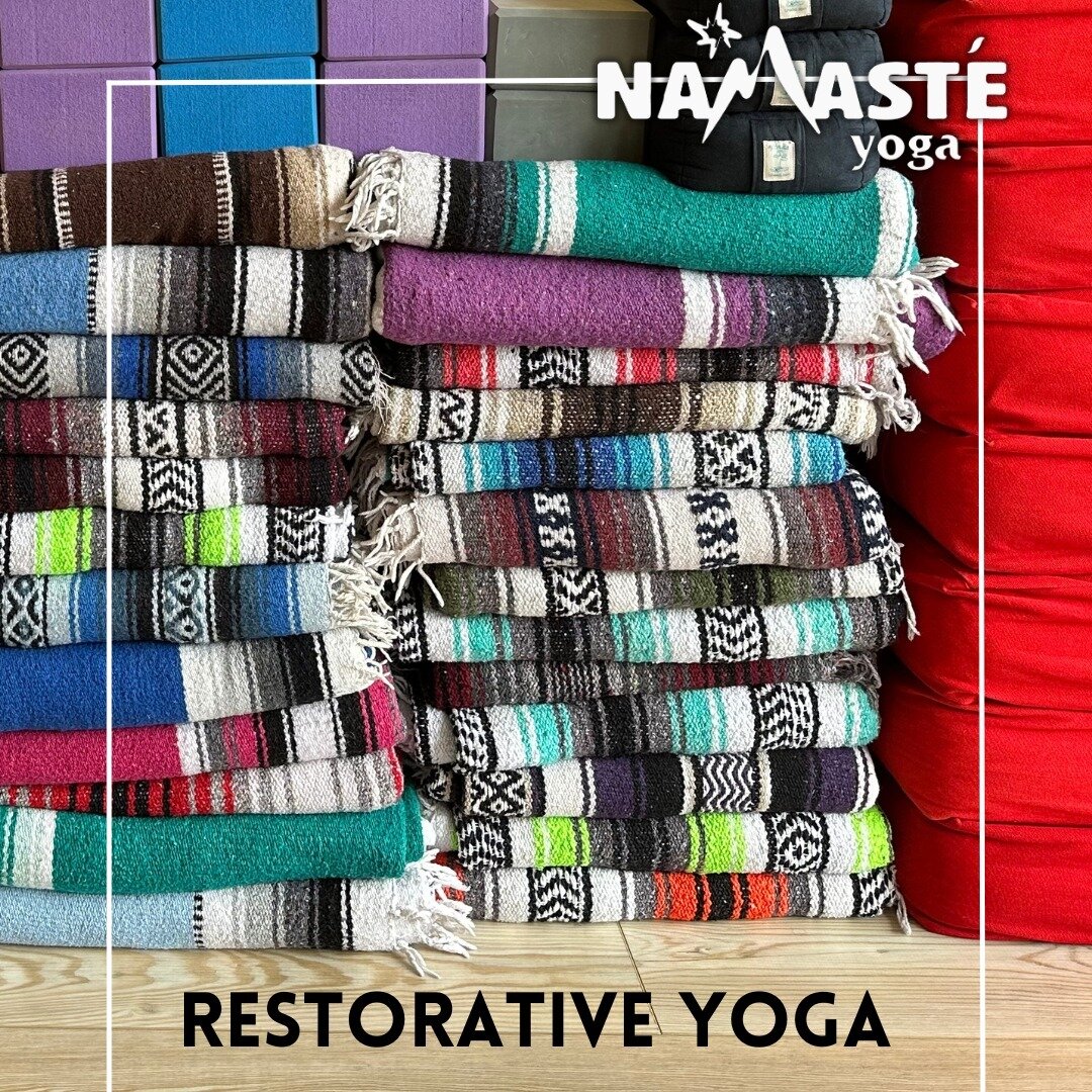 Join us Friday, April 12 for Restorative Yoga from 6:30-7:45 p.m. ($35pp). Restorative Yoga is a practice for relaxing and calming the nervous system that bridges asana with the physical and mental benefits of yoga. By tapping into how our body respo