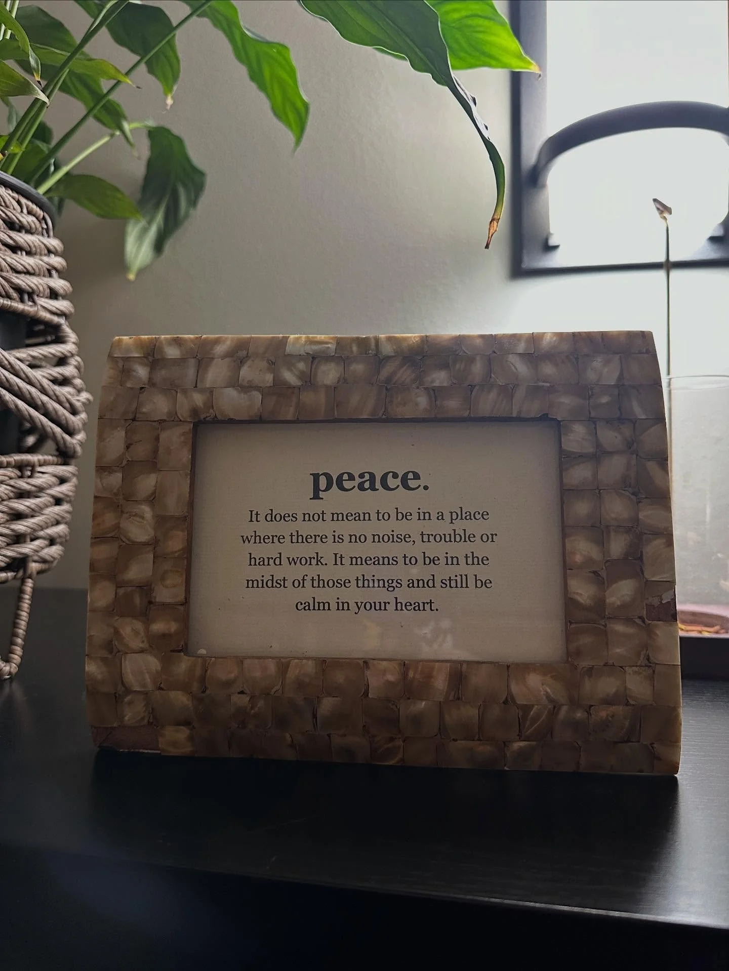 I&rsquo;ve walked past this a thousand times. I even have one at home. Today, it hit differently. 

As Rachel and I were preparing for the Christmas Eve practice, the question that kept returning was the why of Restorative Yoga, why we practice it, e