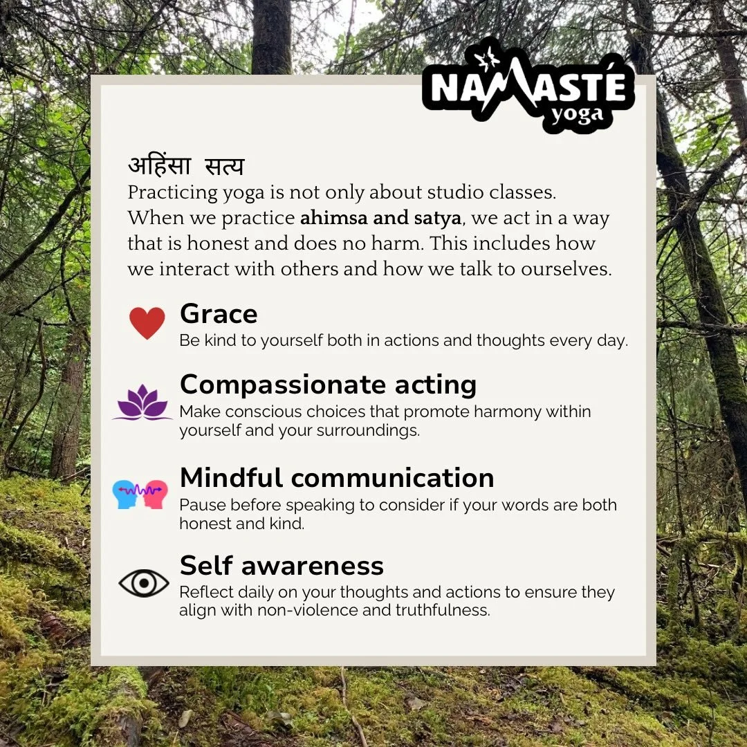 🧘🏽You could practice yoga your entire life and never know about the rich history of yoga that does not include a studio class. Even if you&rsquo;re not aware of the philosophy, you&rsquo;ve certainly experienced it. 

💜 Ahimsa as translated means 