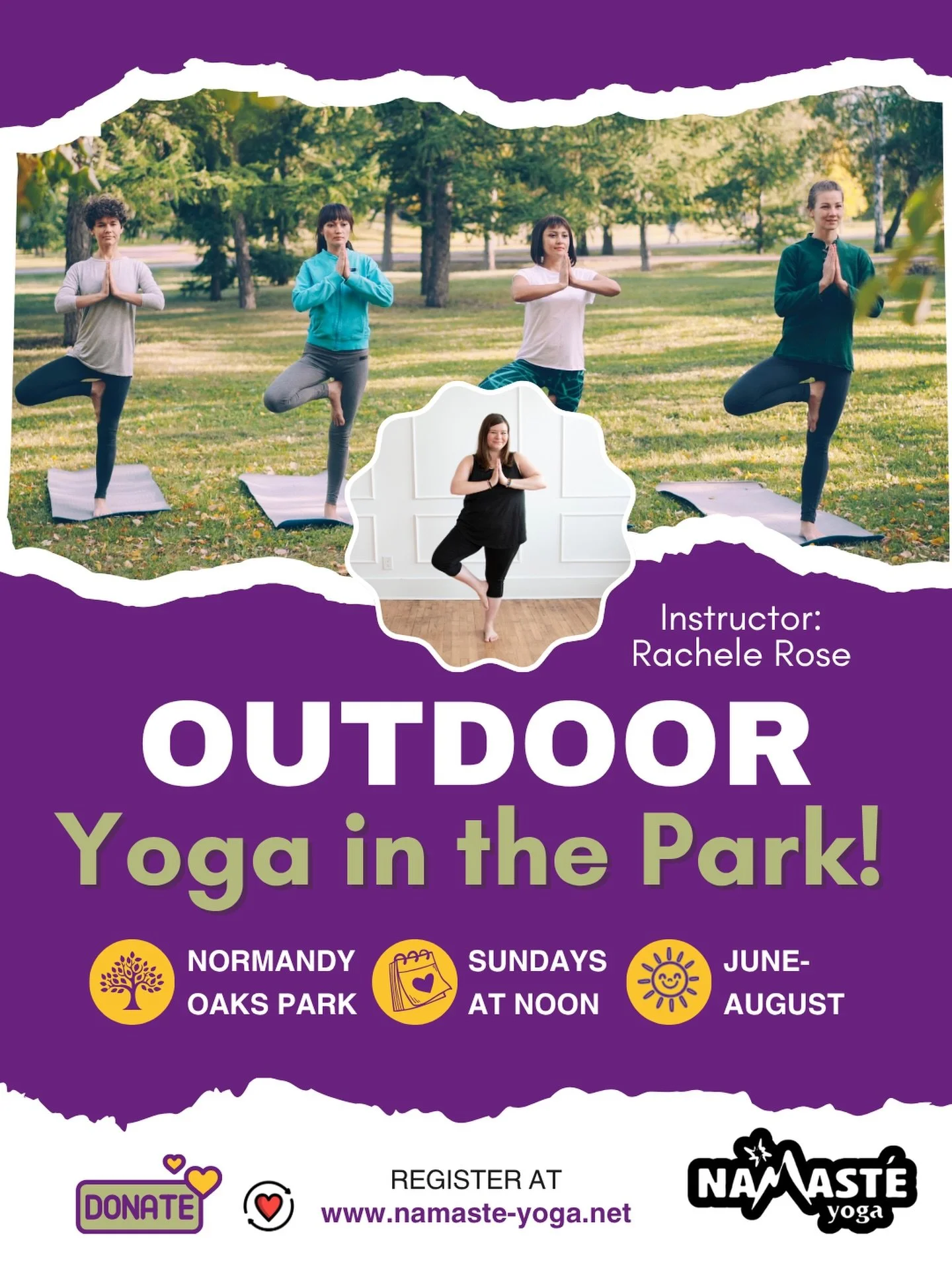 We are so grateful for this community and so happy to bring this back for another season. Summer schedules fill up fast, so save your spot now for the dates that work for you!

Every Sunday June through August at Normandy Oaks Park in Royal Oak. Noon