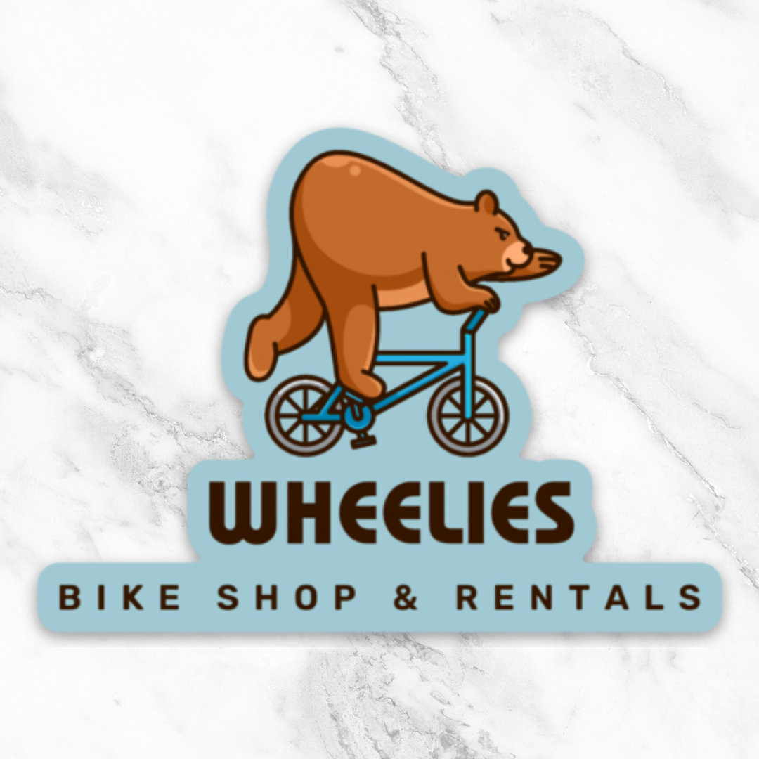 Wheelies Die Cut Sticker — Welcome to Nelsonville