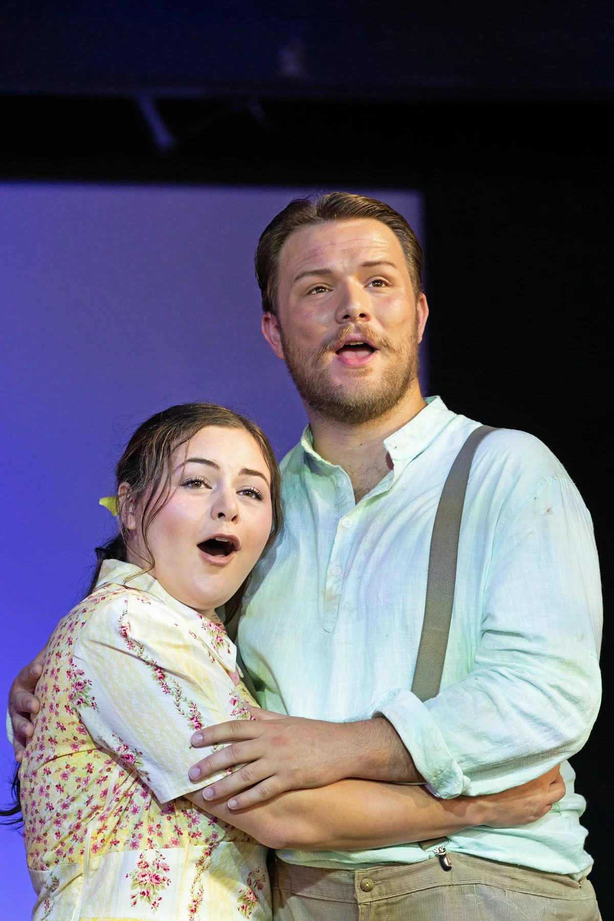 Martin in Copland's The Tender Land, Opera in the Ozarks 2023. Photo by Steve Shogren.