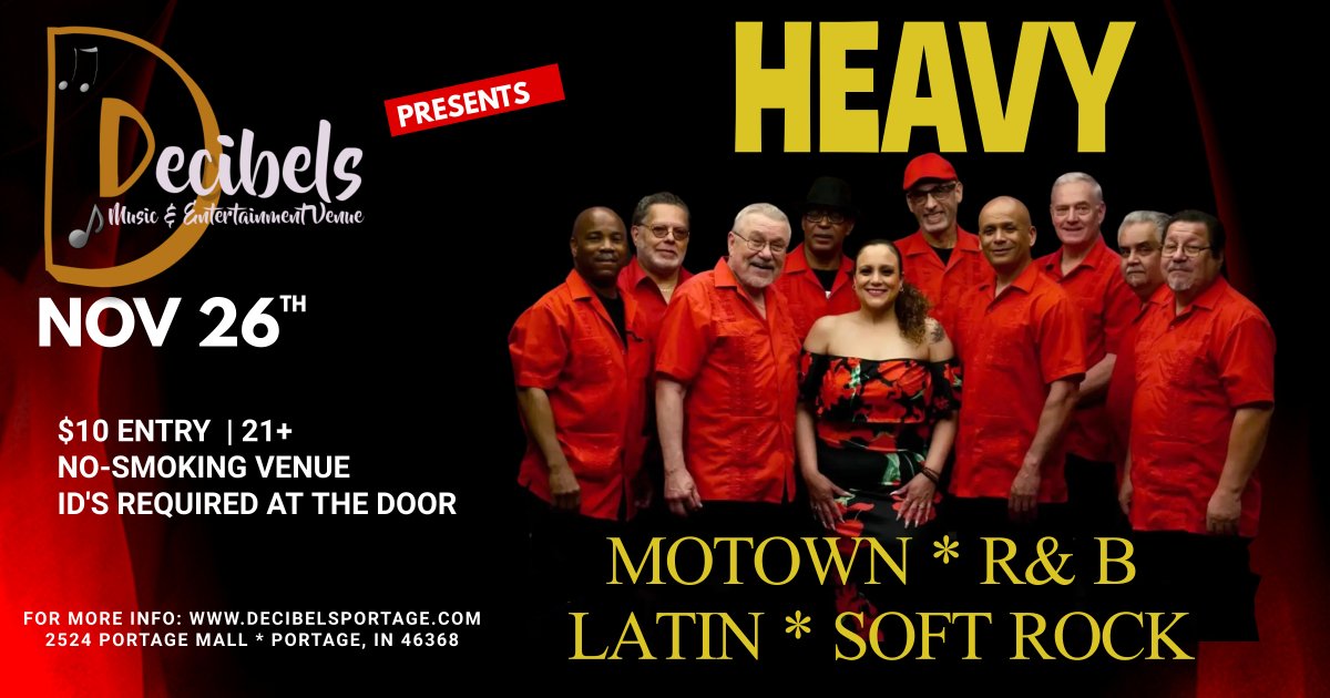 Heavy at Decibels November 26th