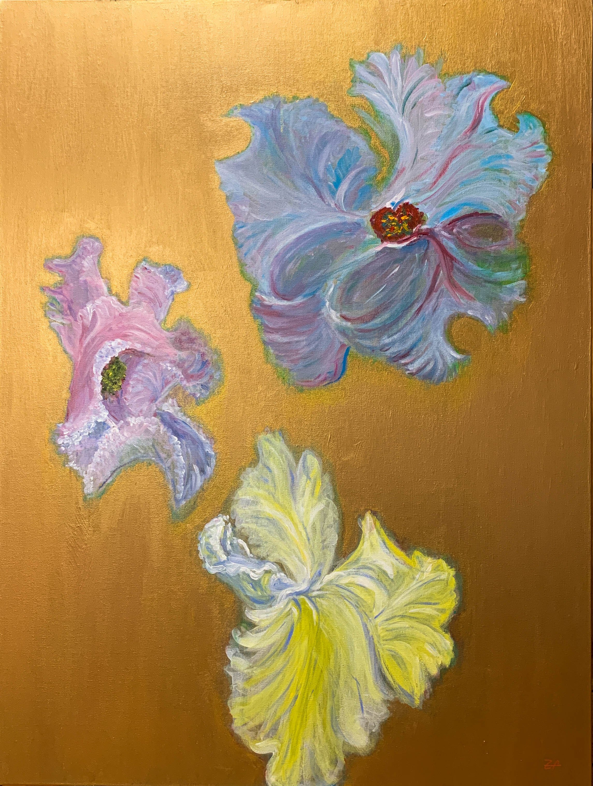 Flowers. Circle of Life (30x40)