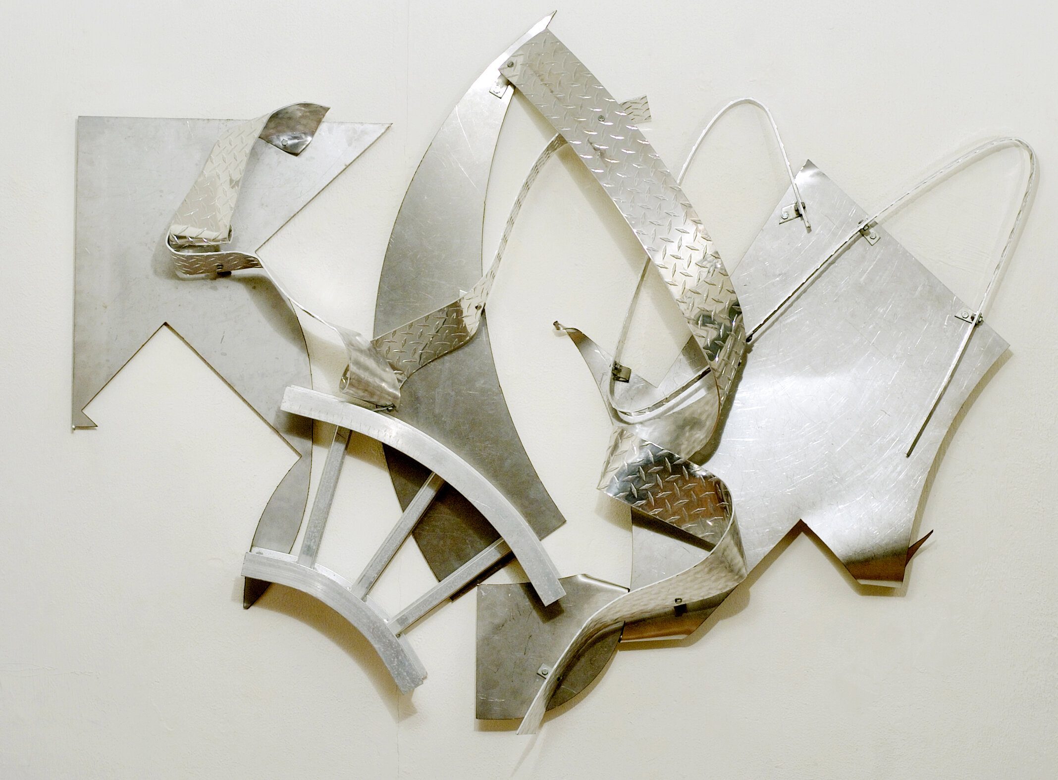 Taconic, 2006 Aluminum and steel 52 x 68 x 9"