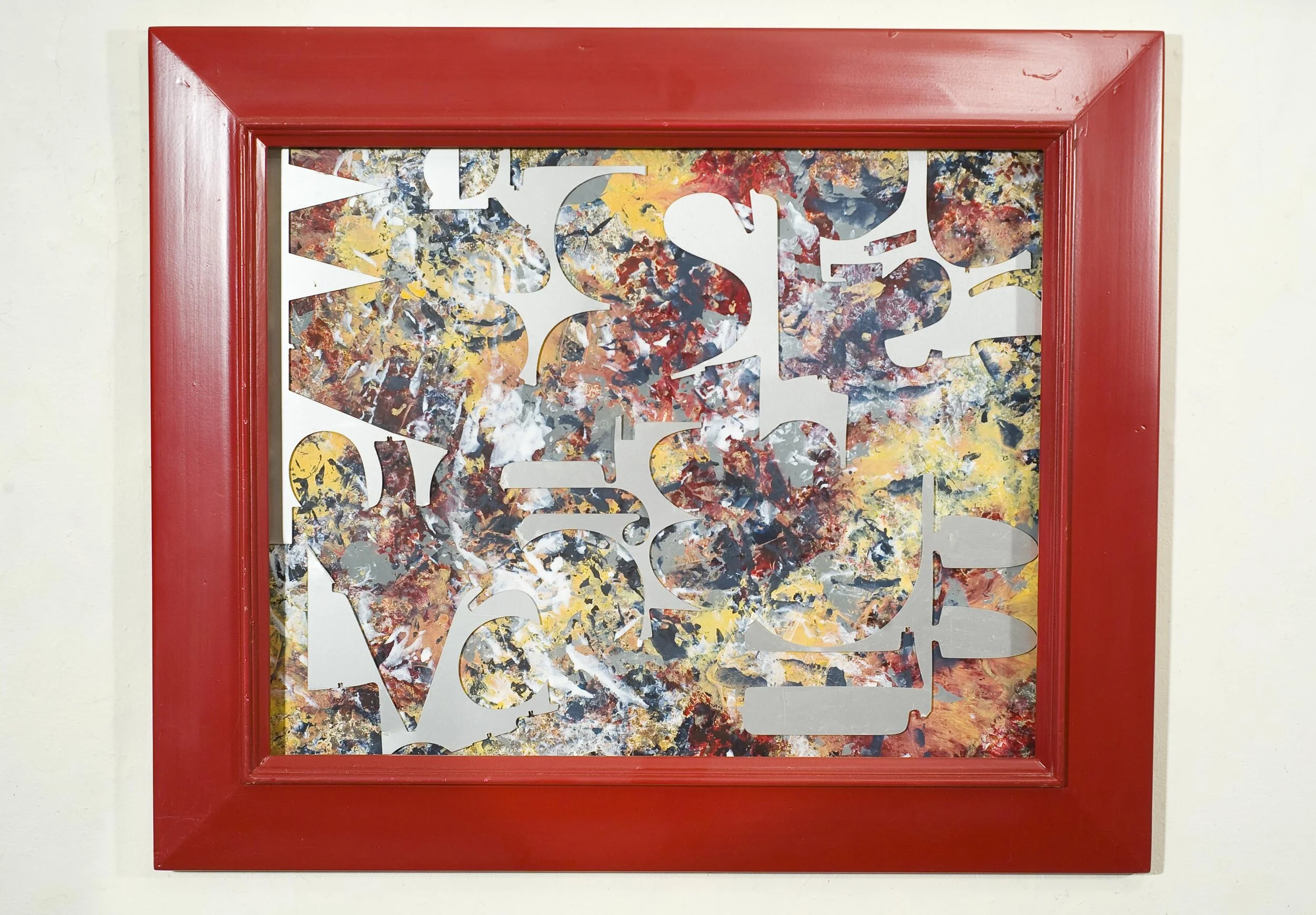 Aldebaran, 2010 Aluminum and oil on metal 22 x 26"