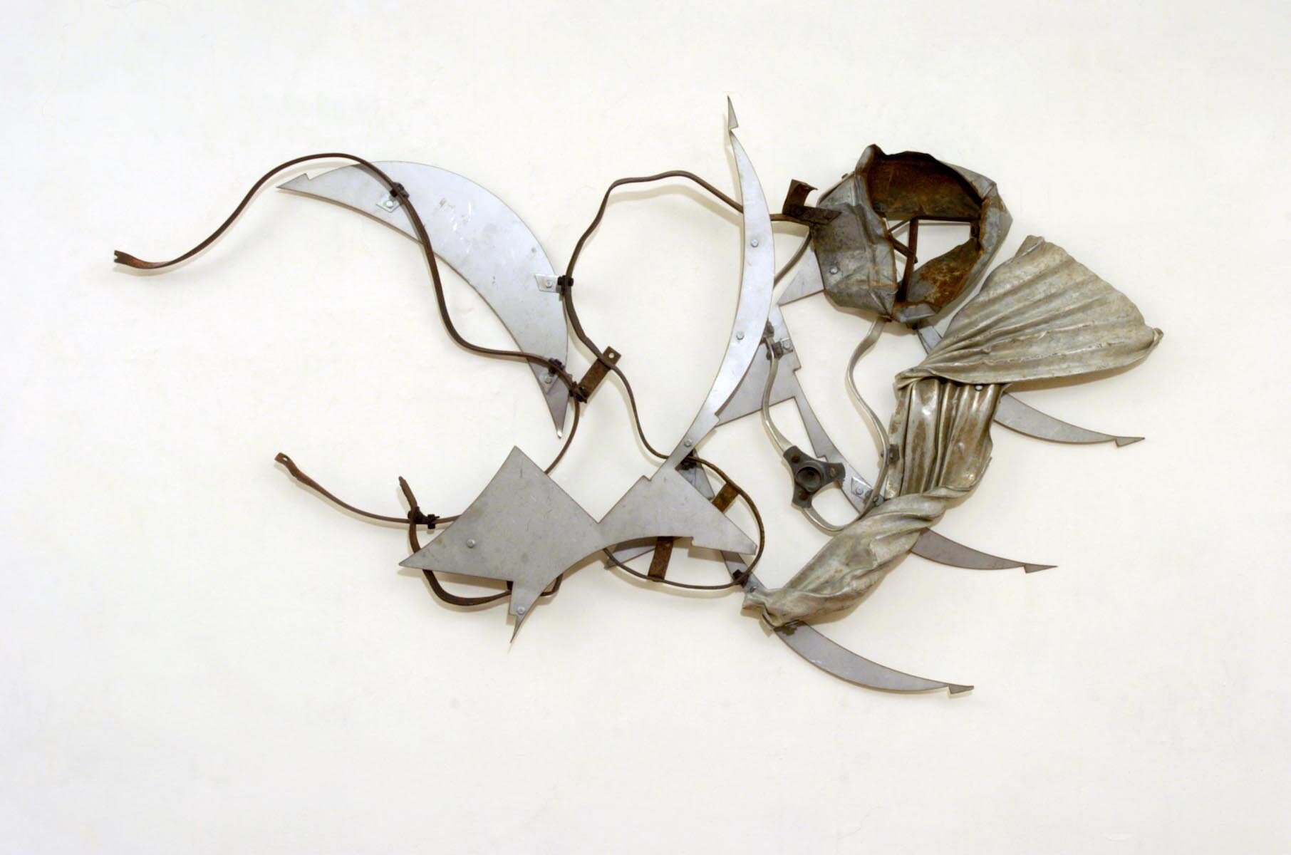Tharg, 2004 Aluminum and steel 35 x 63 x 4"