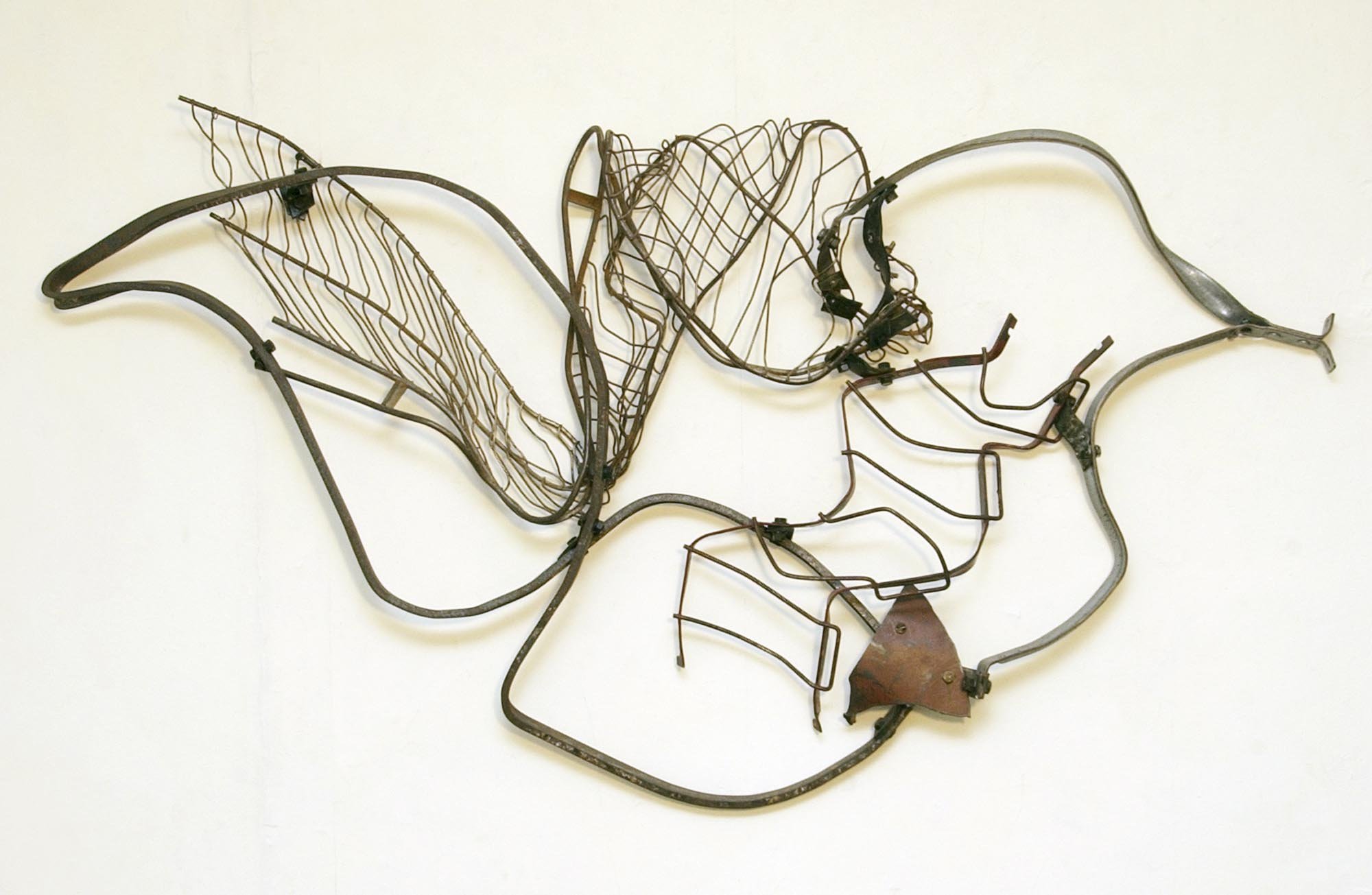 Lester, 2001 Aluminum and steel 30 x 55 x 4"