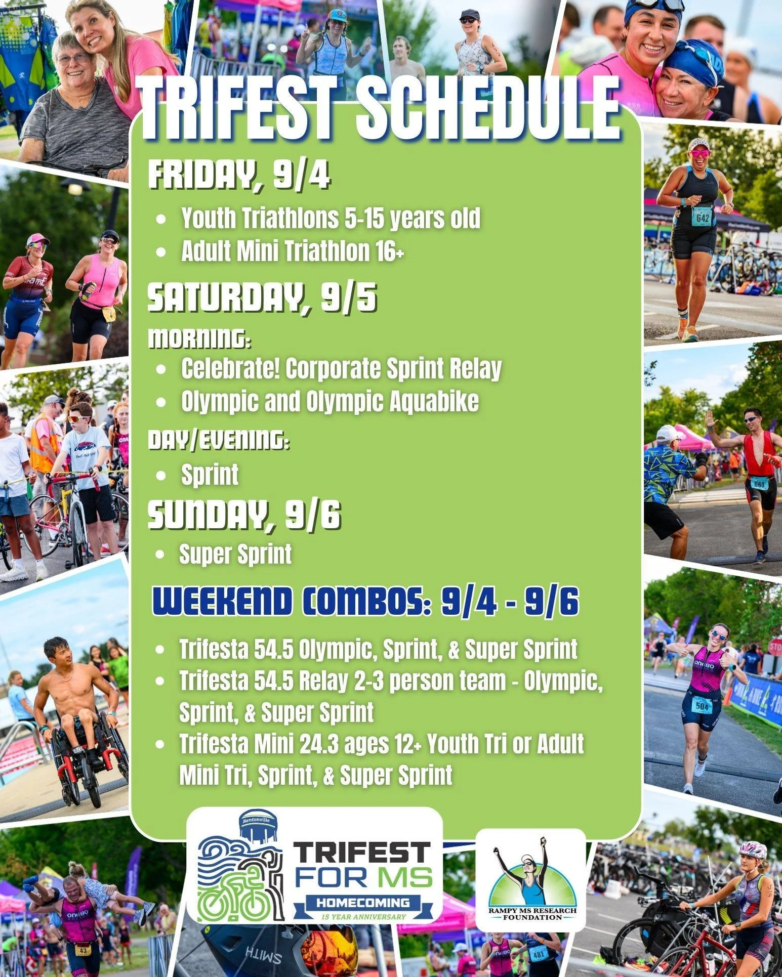 IT'S MARCH 1ST!! 👀
Registration for the 15th Annual Trifest For MS is officially OPEN! Click the link in our bio to explore all the race options and our relays.

Plus, we&rsquo;re excited to introduce a brand-new fundraising feature for this year&rs