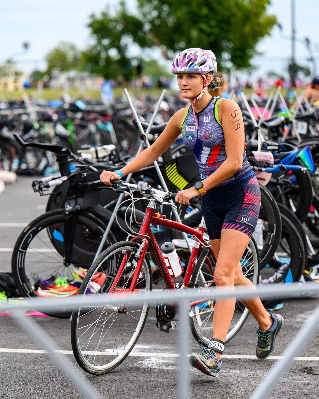 NEW in 2026: The Trifesta 54.5 Relay 👀🎉
You choose who races which event. One teammate can take the entire distance, or you can divide them up based on strengths, goals, or strategy.
Your team will complete all three distances: Olympic, Sprint, and