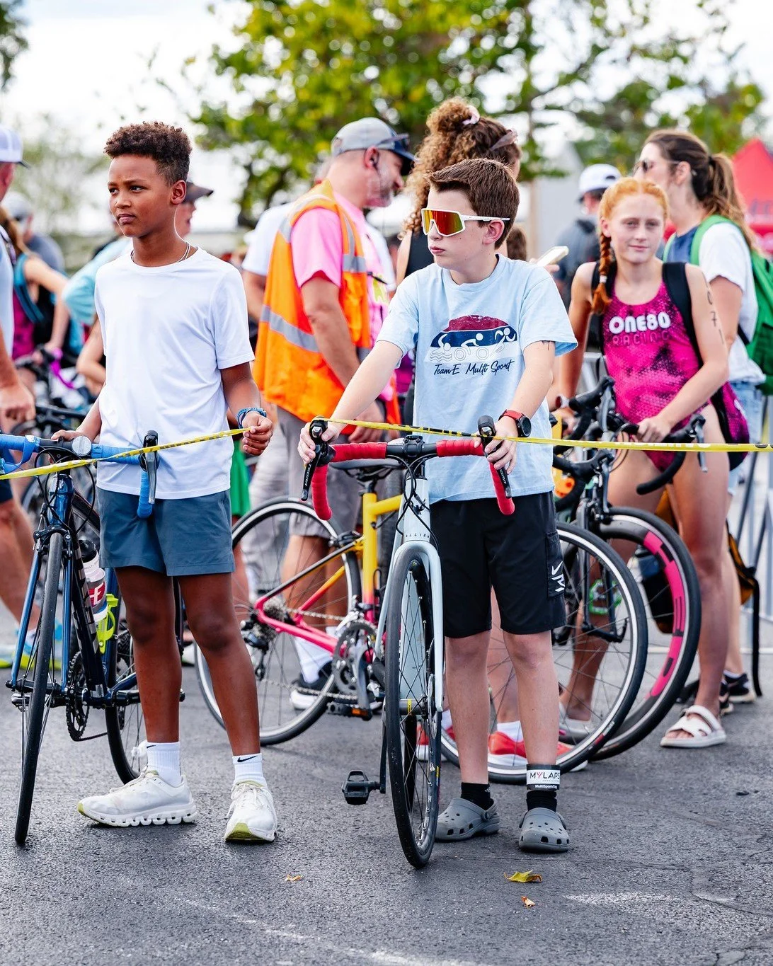 They may be small, but they are MIGHTY! Our Youth Triathlons on September 4 give kids ages 5&ndash;15 a chance to swim, bike, and run their way to the finish line!  All while supporting MS research right here in Northwest Arkansas. 💚✨

It&rsquo;s fu