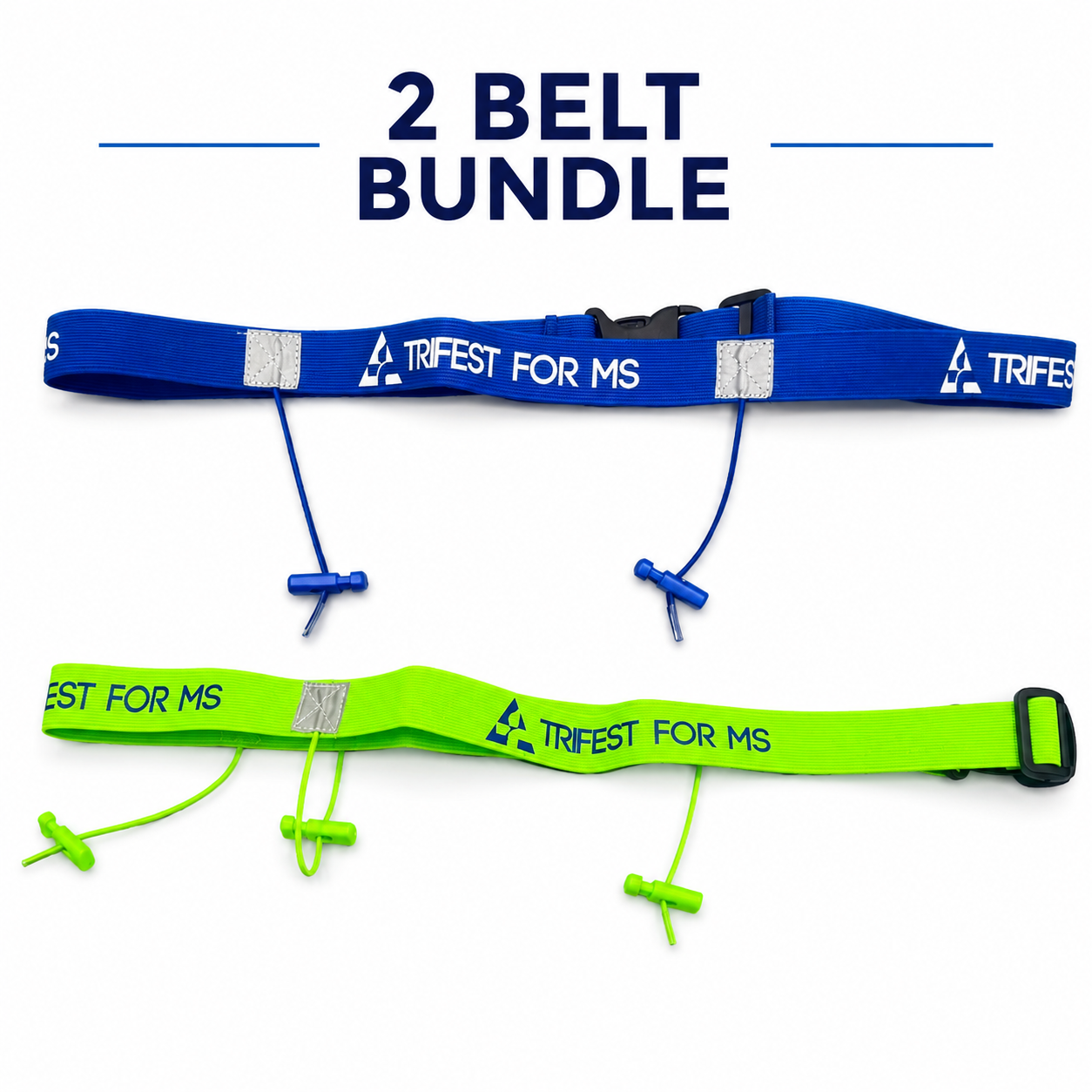 Race Belts - Adjustable - 2 Belt Bundle