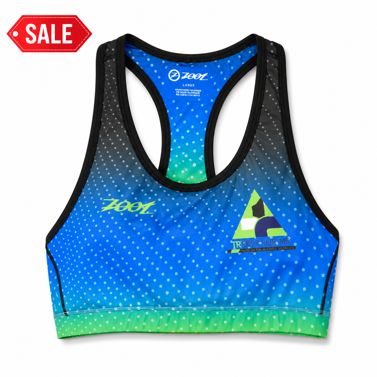 Women's Zoot Sports Bra -Dots Print
