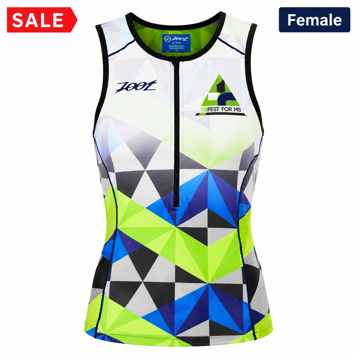 Women’s Zoot Tri Top - Geometric Print