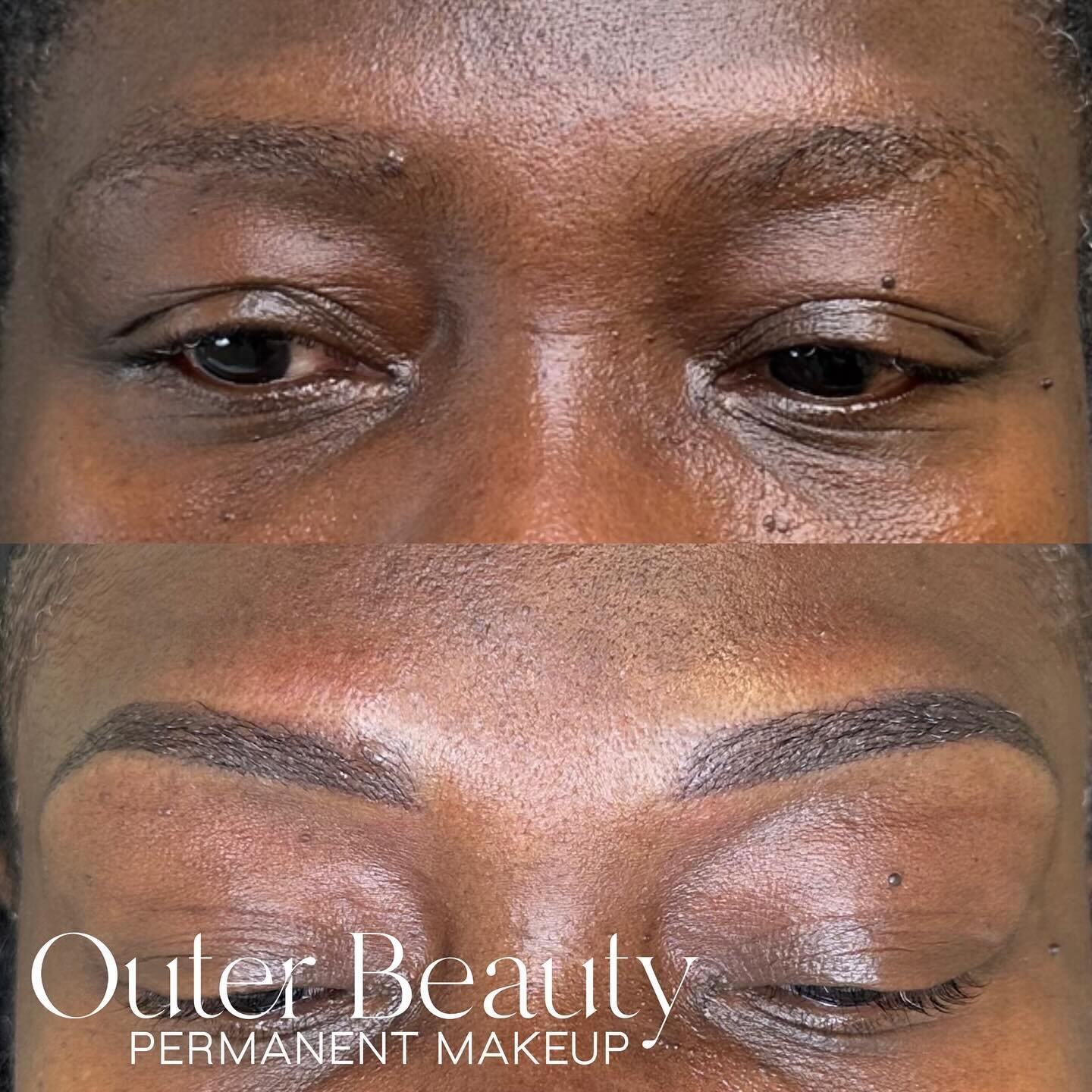 In love with these ombr&eacute; brows! 

&ldquo;What if I have a mole on my brow?&rdquo; We tattoo around it! 
One of the main indicators that a mole has turned cancerous is a change in color and size and tattoo ink can make this harder to detect. Mo