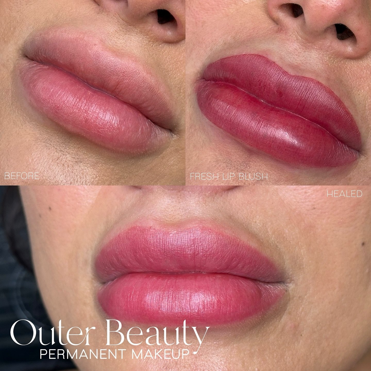 Lip blush transformation on the beautiful @debvarela_ 😍 healed after 1 session! 

#minneapolis #minneapolislips #minneapolislipfiller #minneapolislipblush #lipblush #liptattoo #lipblushing #minnesota