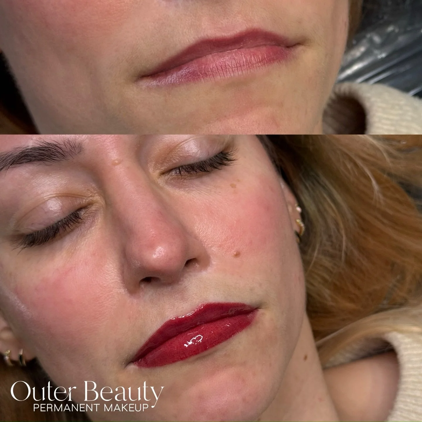 The perfect winter red lip 😍 My Black Friday sale is extended through December and there are very limited spots available! $200 off any new lip blushing 

#lipblush #minneapolis #minneapolislipblush #minneapolistattoo