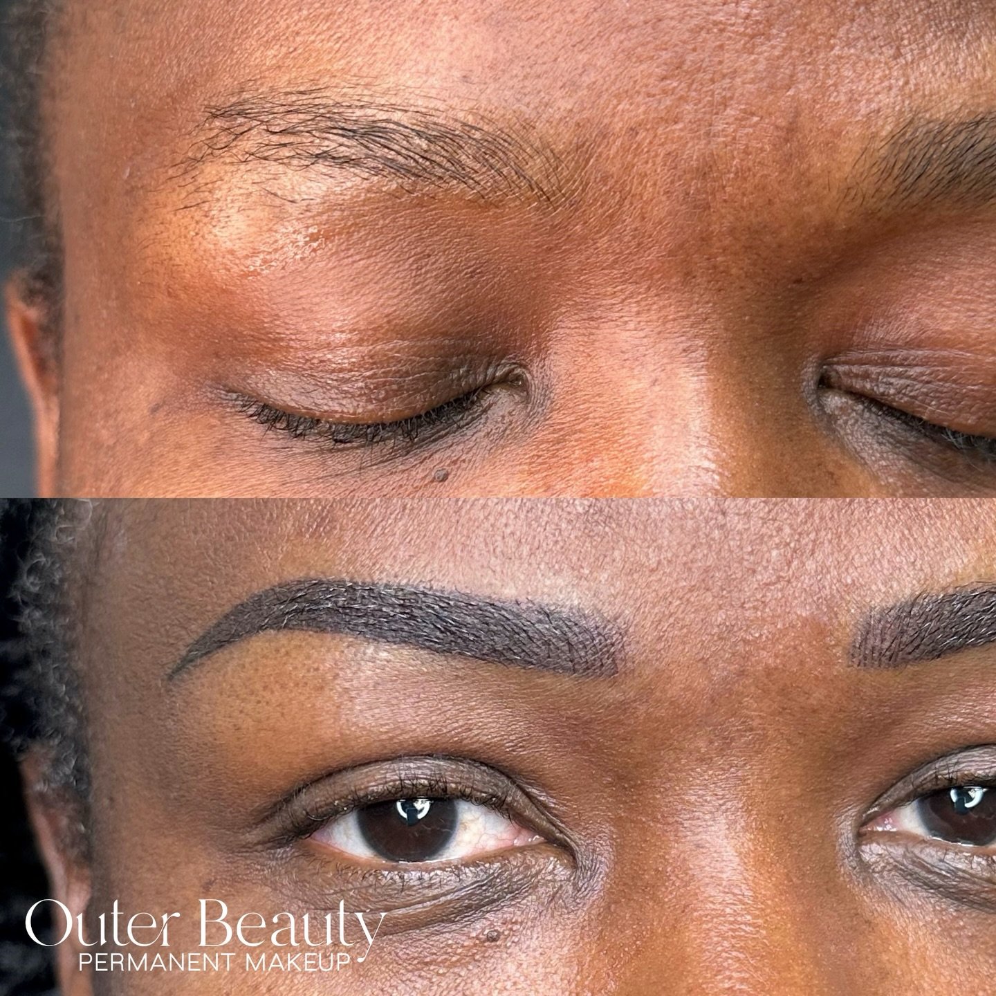 Natural combo brows on this beauty 😍 Love love love the feminine but bold brow we did here, with super subtle strokes! 

#combobrows #minneapolis #minneapolisbrows #minneapolistattoo