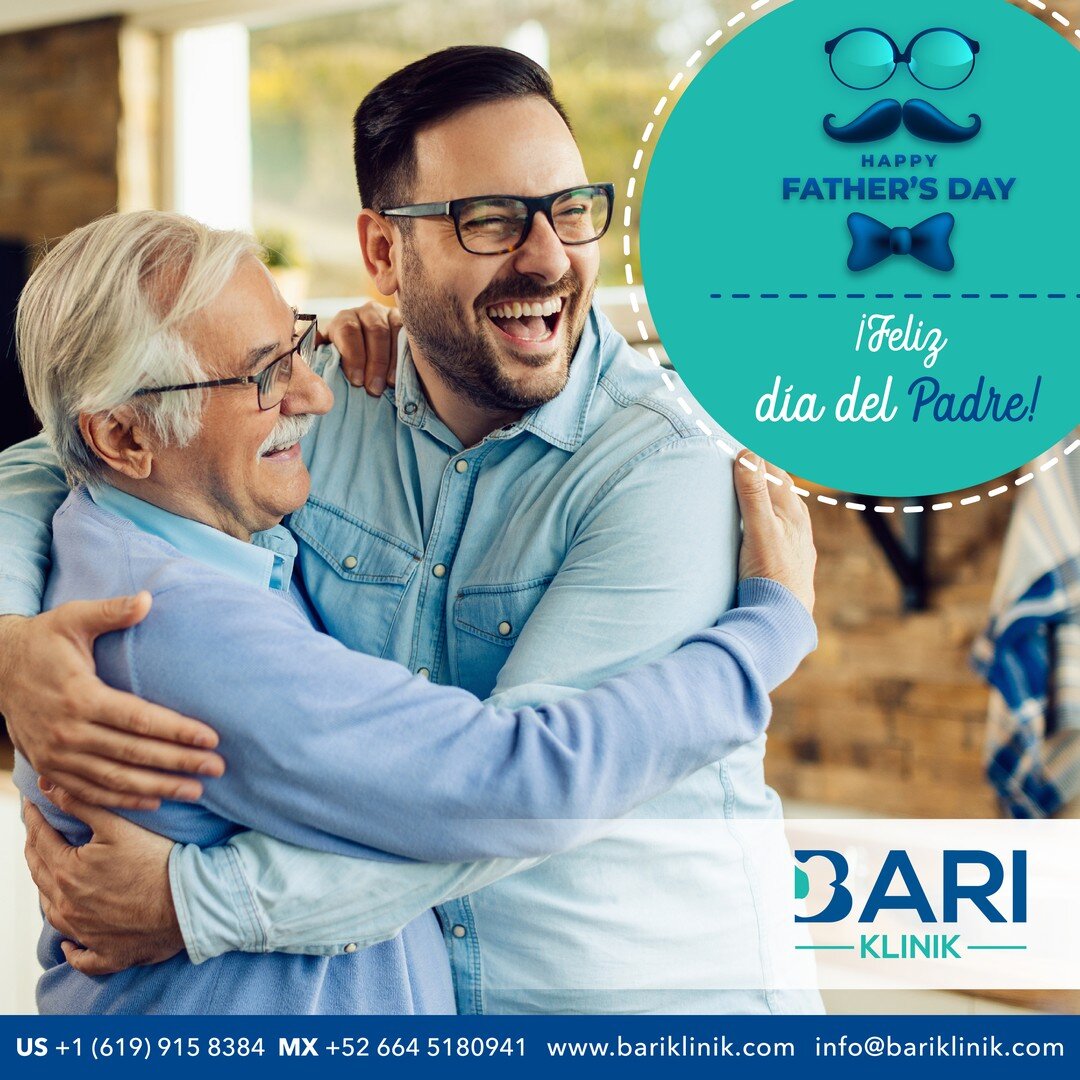 May today and each of your days be full of love and joy. 😁

Bari Klinik wishes you a Happy Father's Day! 👨
.
.
Que hoy y cada uno de sus d&iacute;as est&eacute;n llenos de amor y alegr&iacute;a. 😁

&iexcl;Bari Klinik les desea un Feliz D&iacute;a 