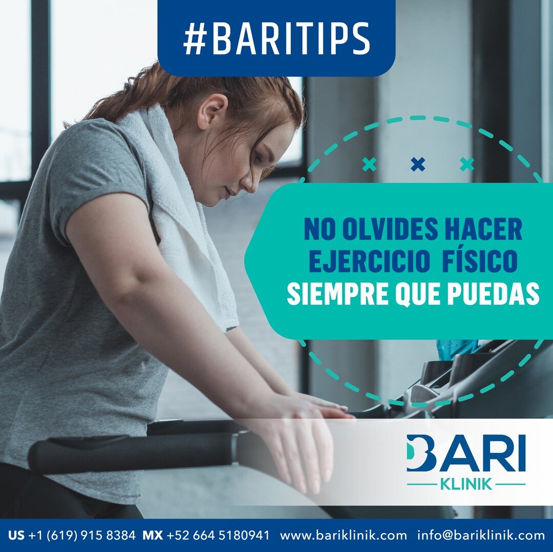 &iexcl;Es lunes de #BariTips!

&iquest;Sab&iacute;as que...? Uno de los beneficios al hacer ejercicio es que podr&iacute;a fortalecer los huesos, como saltar, correr o levantar pesas,  ayuda a mantenerlos fuertes. 🏃🏻&zwj;♀️

No olvides hacer ejerci