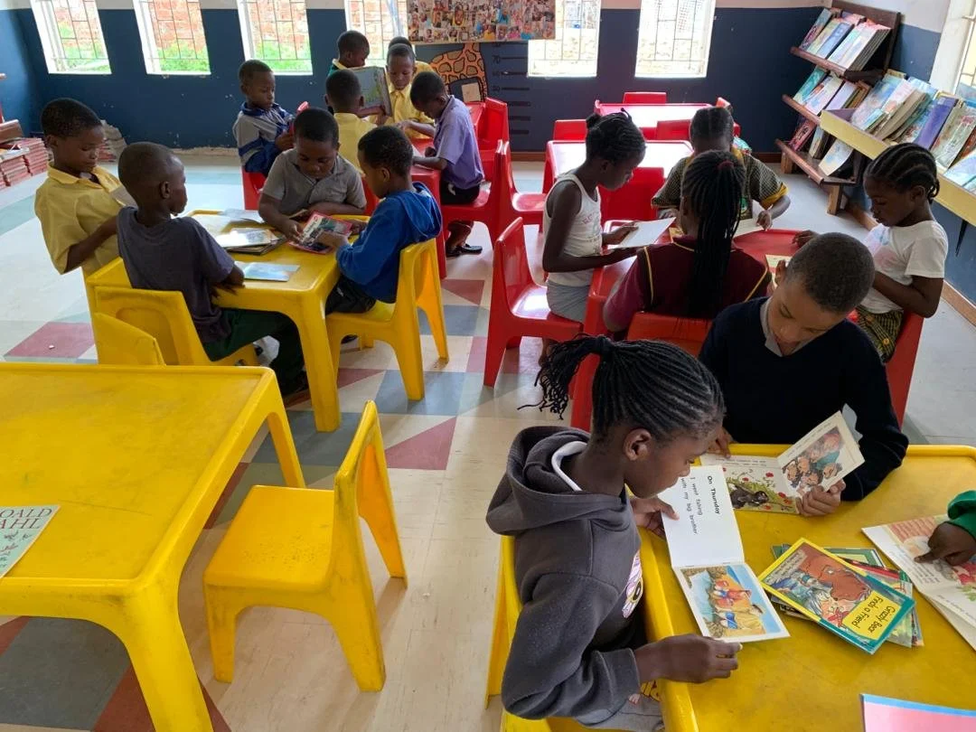 First book delivery to Namibia