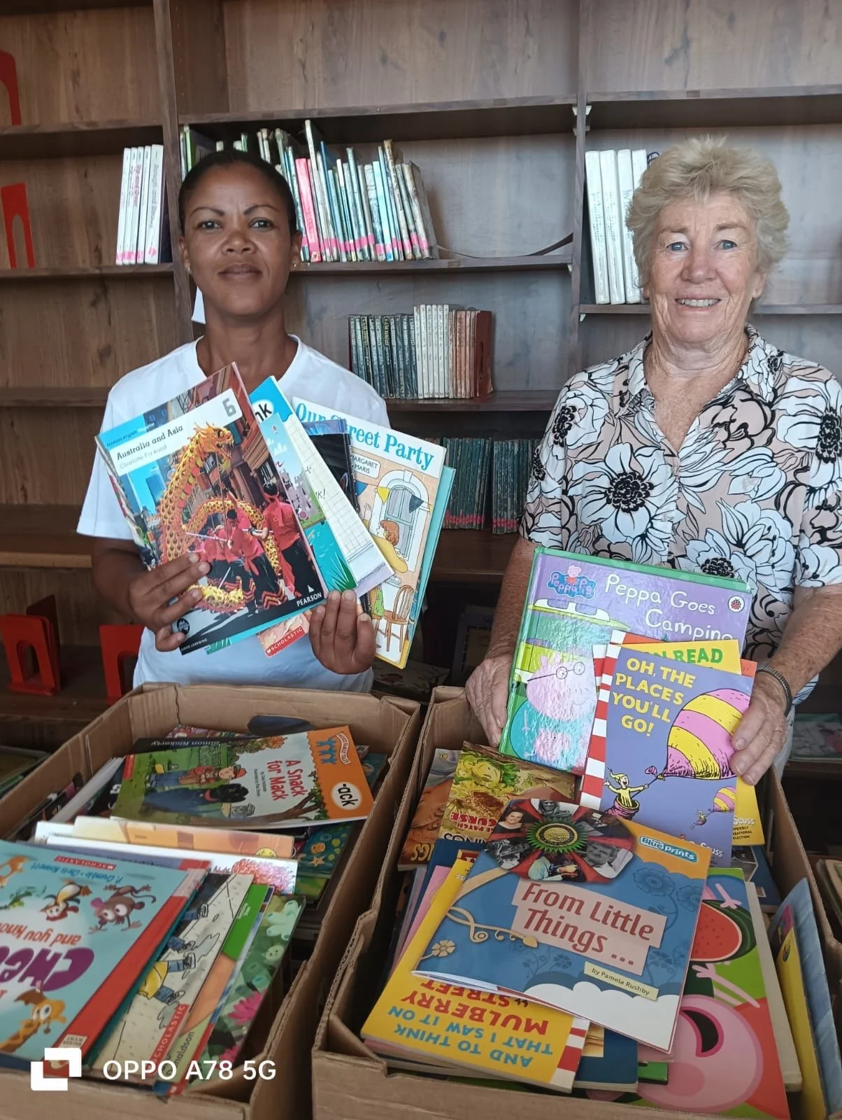 Sheilagh and teacher from St Theresa' School.jpg