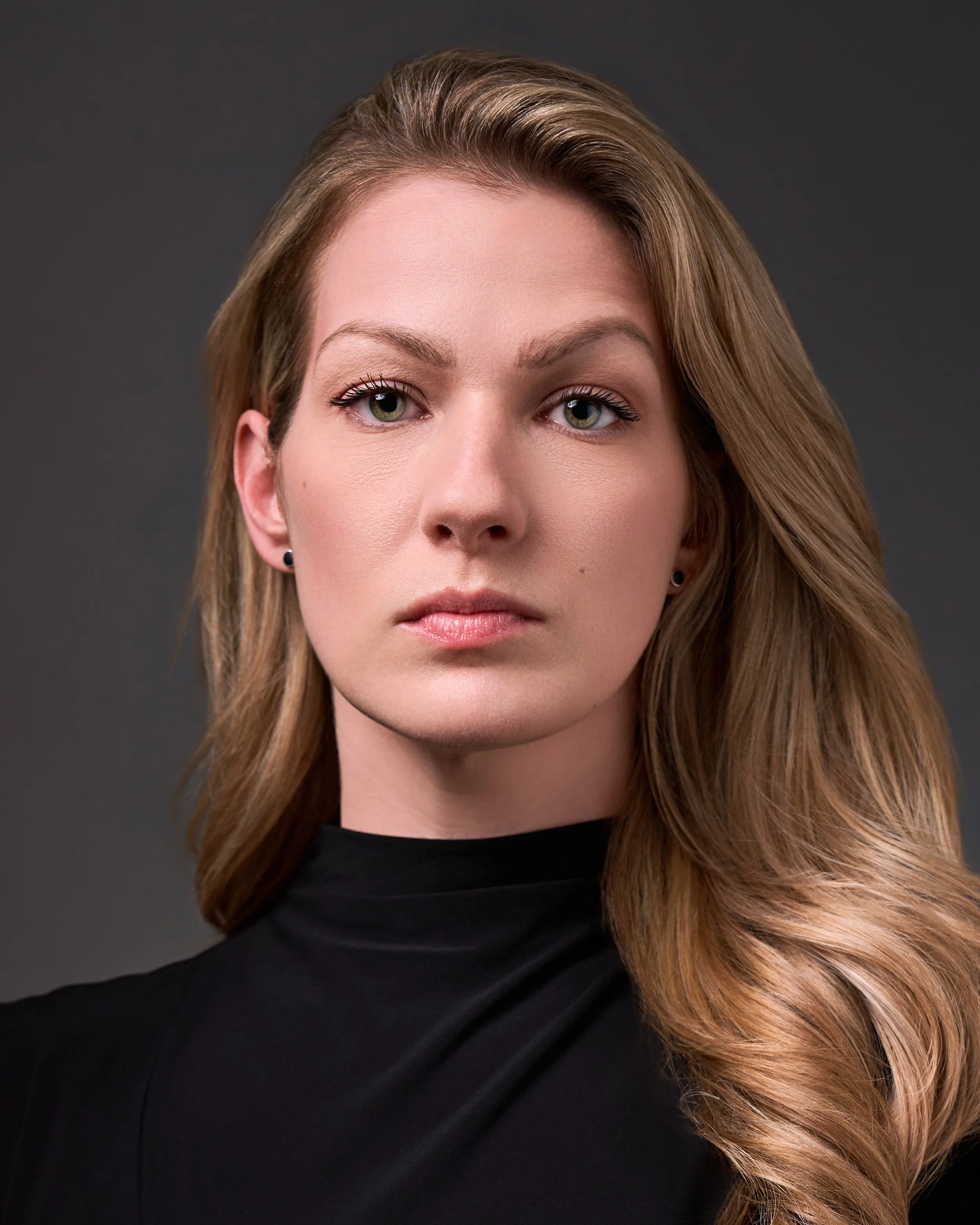 Professional acting headshot photographed in Edmonton
