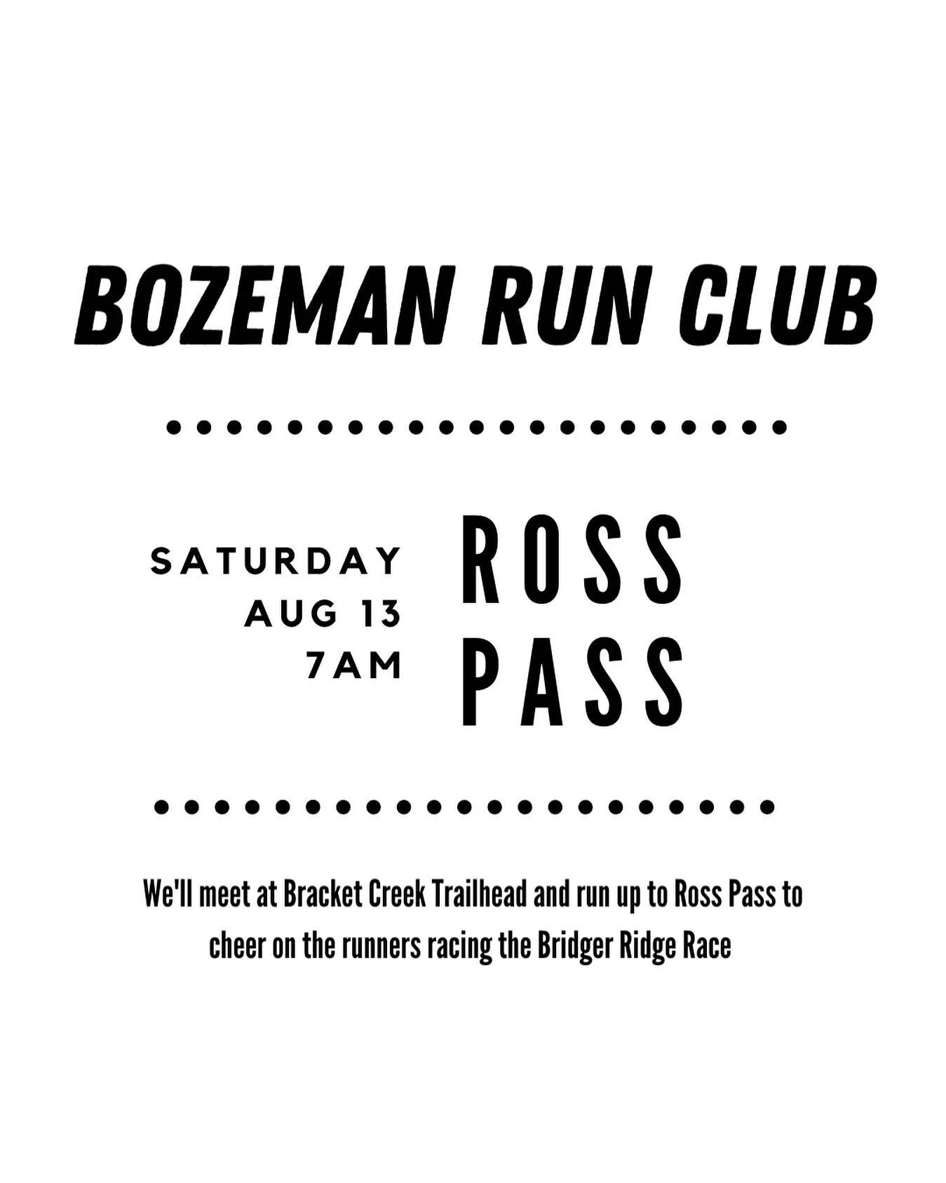 Prolly passing the mic 📣 to @thefreeoutside to cheer (heckle) the @bridgerridgerun racers for the second year in a row! See you at 7AM at Bracket Creek (we will also have a truck shuttle if you don&rsquo;t want to run the entire way)

7AM 7AM 7AM 7A