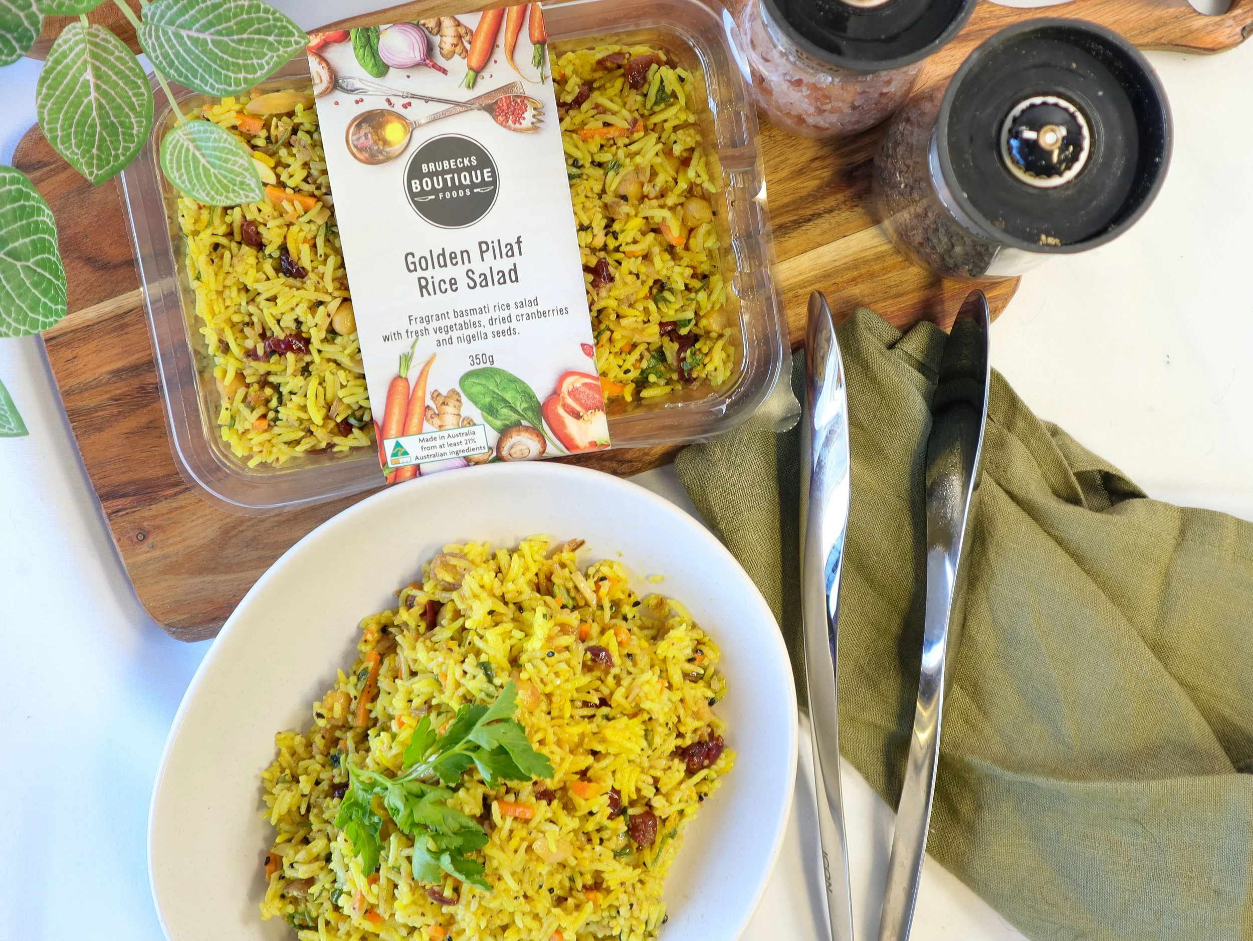 Golden Pilaf Rice Salad