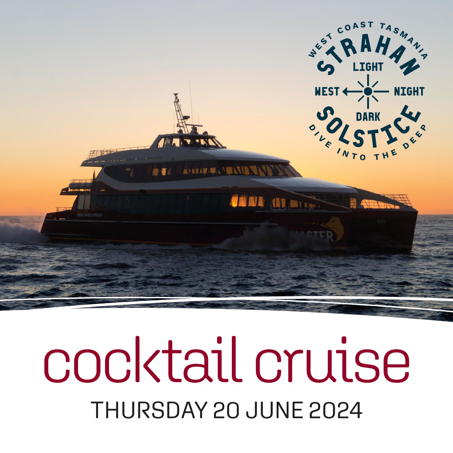 Dress up in your best red outfit and join us for our winter solstice cocktail cruise on June 20th for a fabulous evening of entertainment and cocktails!!! 

More details and to book: https://www.worldheritagecruises.com.au/events