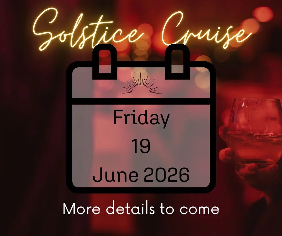 🌙🔆SAVE THE DATE🔆🌙

Our winter &lsquo;𝗦𝗼𝗹𝘀𝘁𝗶𝗰𝗲 𝗖𝗿𝘂𝗶𝘀𝗲&rsquo; returns for the third year. Join us for an evening of food, drink and entertainment aboard Harbour Master II to celebrate making it halfway through the coldest season.

Mor