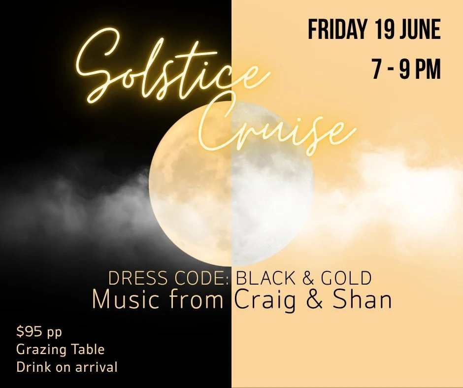 🌗 Solstice Cruise 2026 🌗

Our 2026 Solstice Cruise is shaping up to be the best one yet! Visit our website for more information or call our friendly team on (03) 6471 7174 

Bookings can be made at our booking office, over the phone or online

http