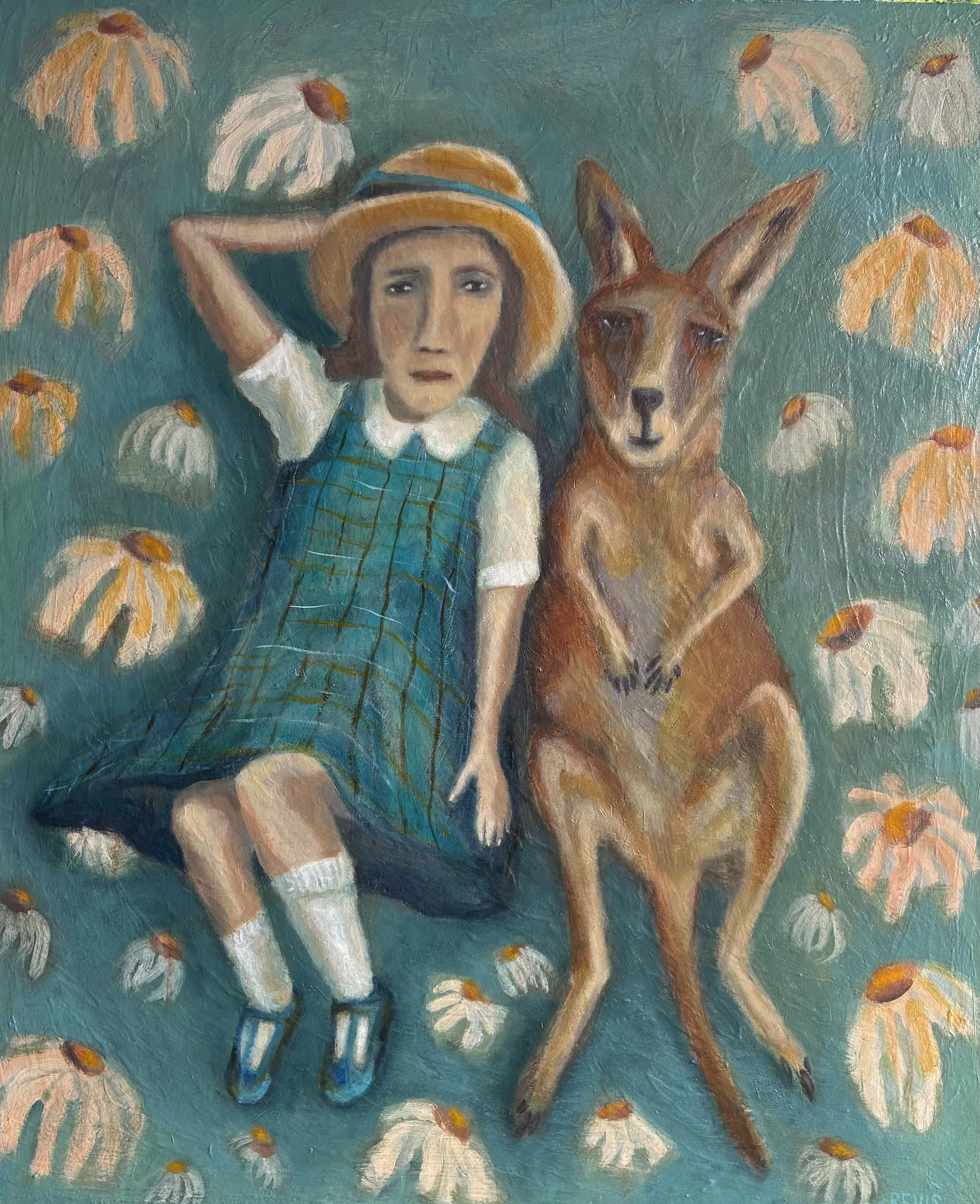 Relaxing in a Field of Wilting Daisies I _ 91 x 76 cm _ Acrylic _ $1400 _ Nicoletta Revis.jpg