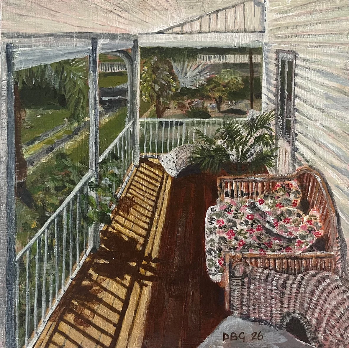 Mollys Grass shadows-Acrylic on marine ply-$200-Danielle Greenslade.jpg