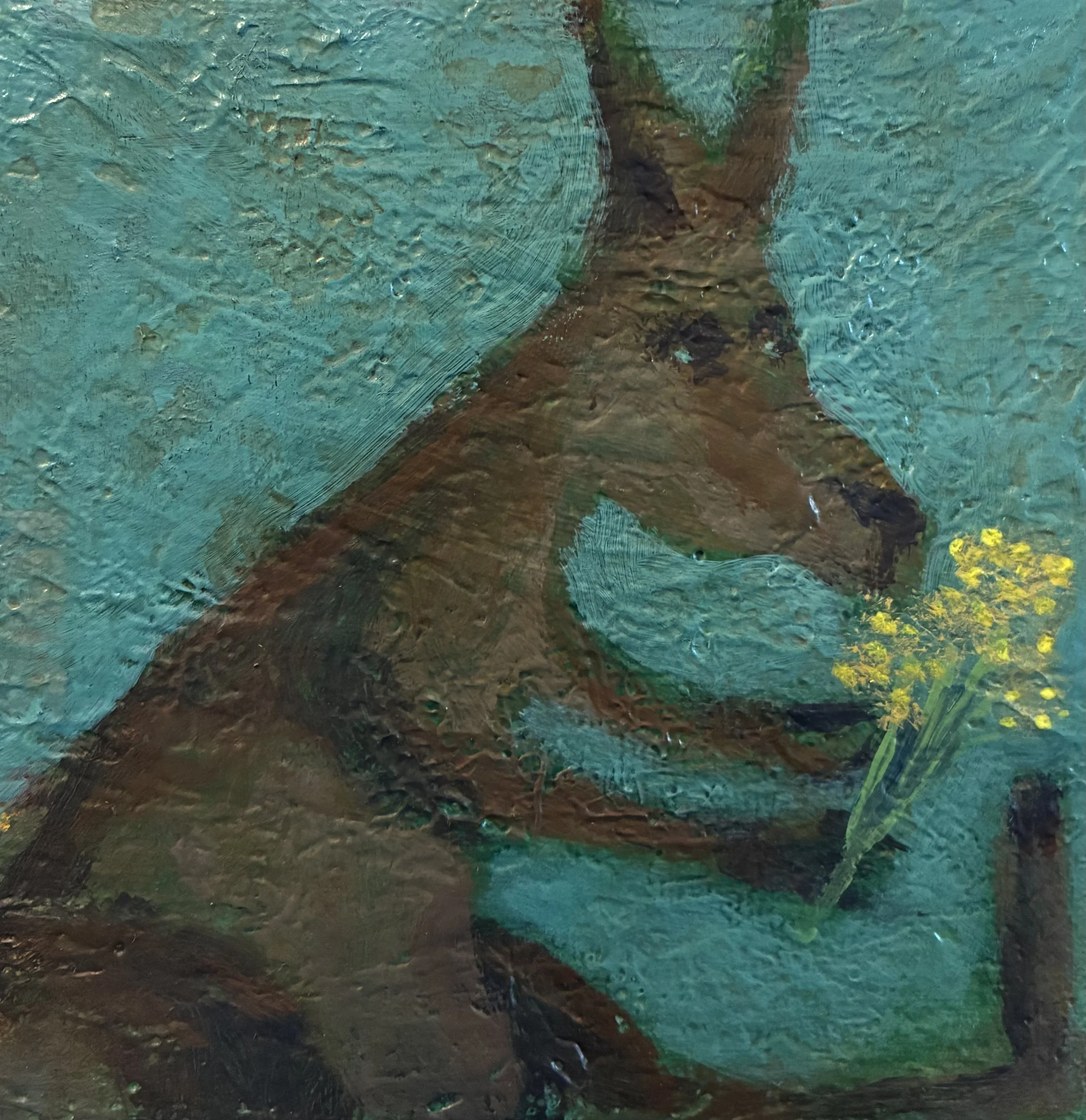 Roo with Wattle I _ 10 x 10 cm _ Acrylic _ $100 _ Nicoletta Revis.jpg