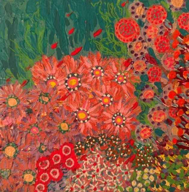 Beneath the bloom Arcylic on canvas $220 Janaya Boland.jpg