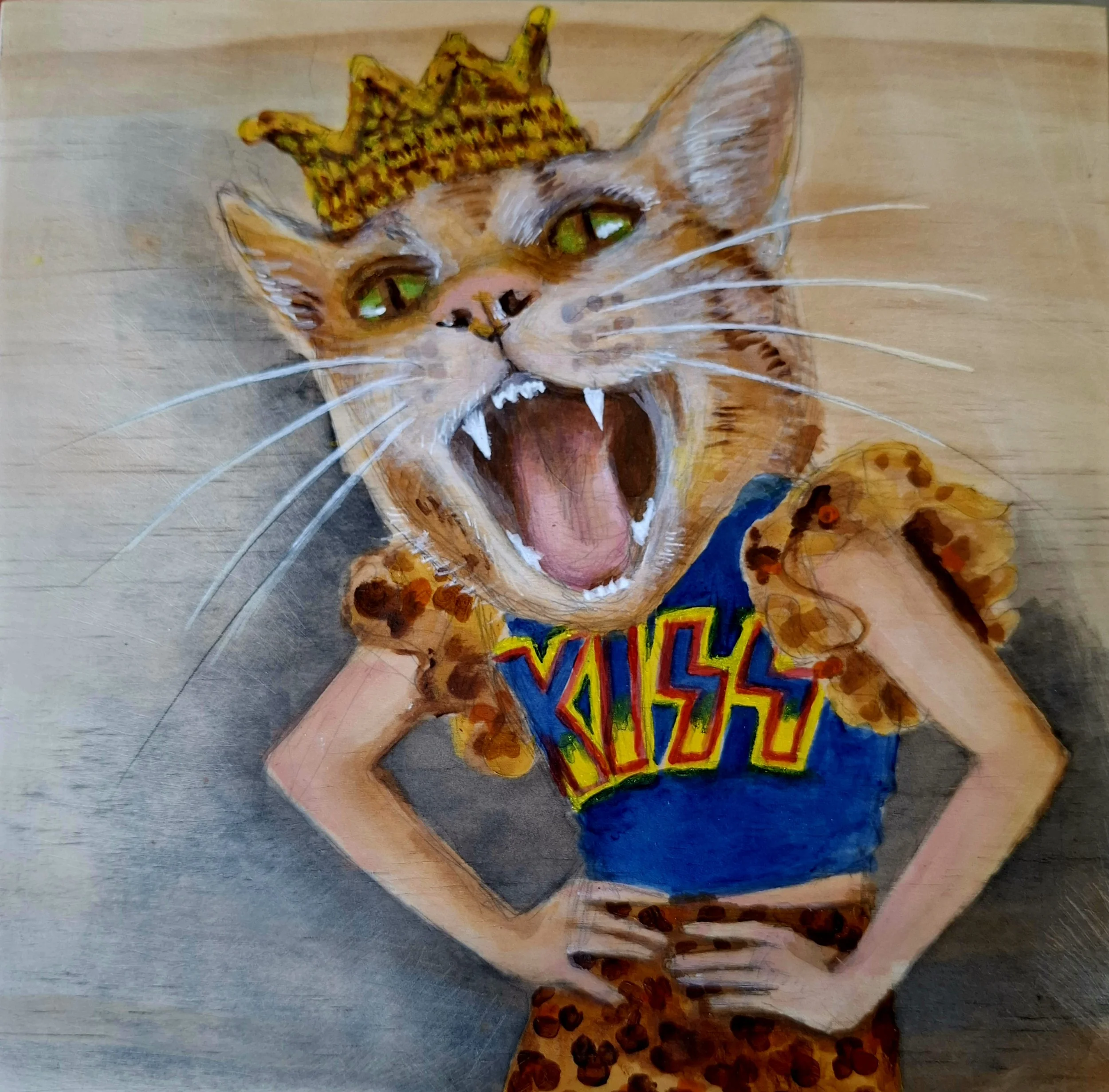 King for a day_acrylic paint on wood_$200_Casper Batchelor  (2).jpg