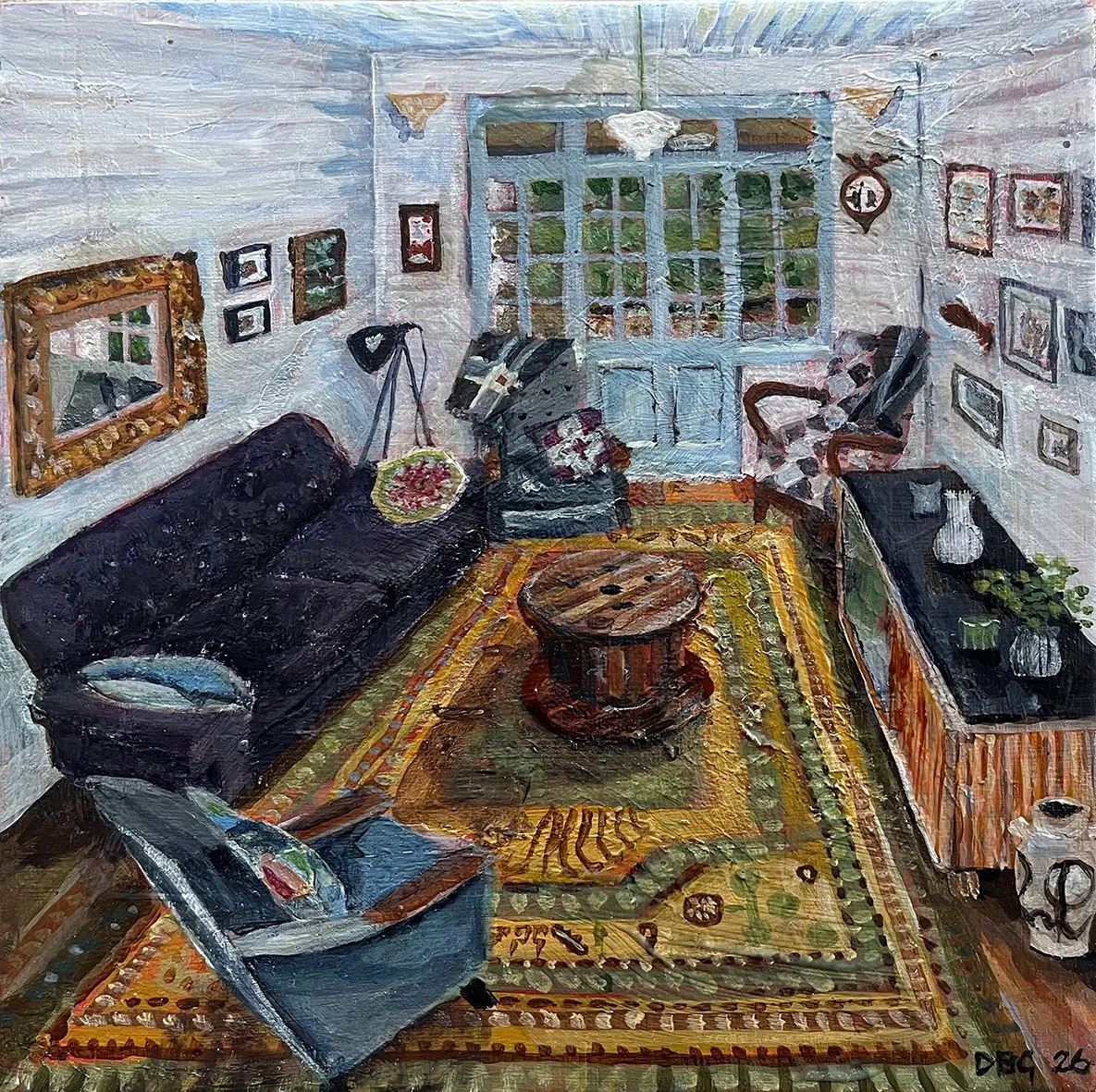 Mollys Grass interior-Acrylic on marine ply-$200-Danielle Greenslade.jpg