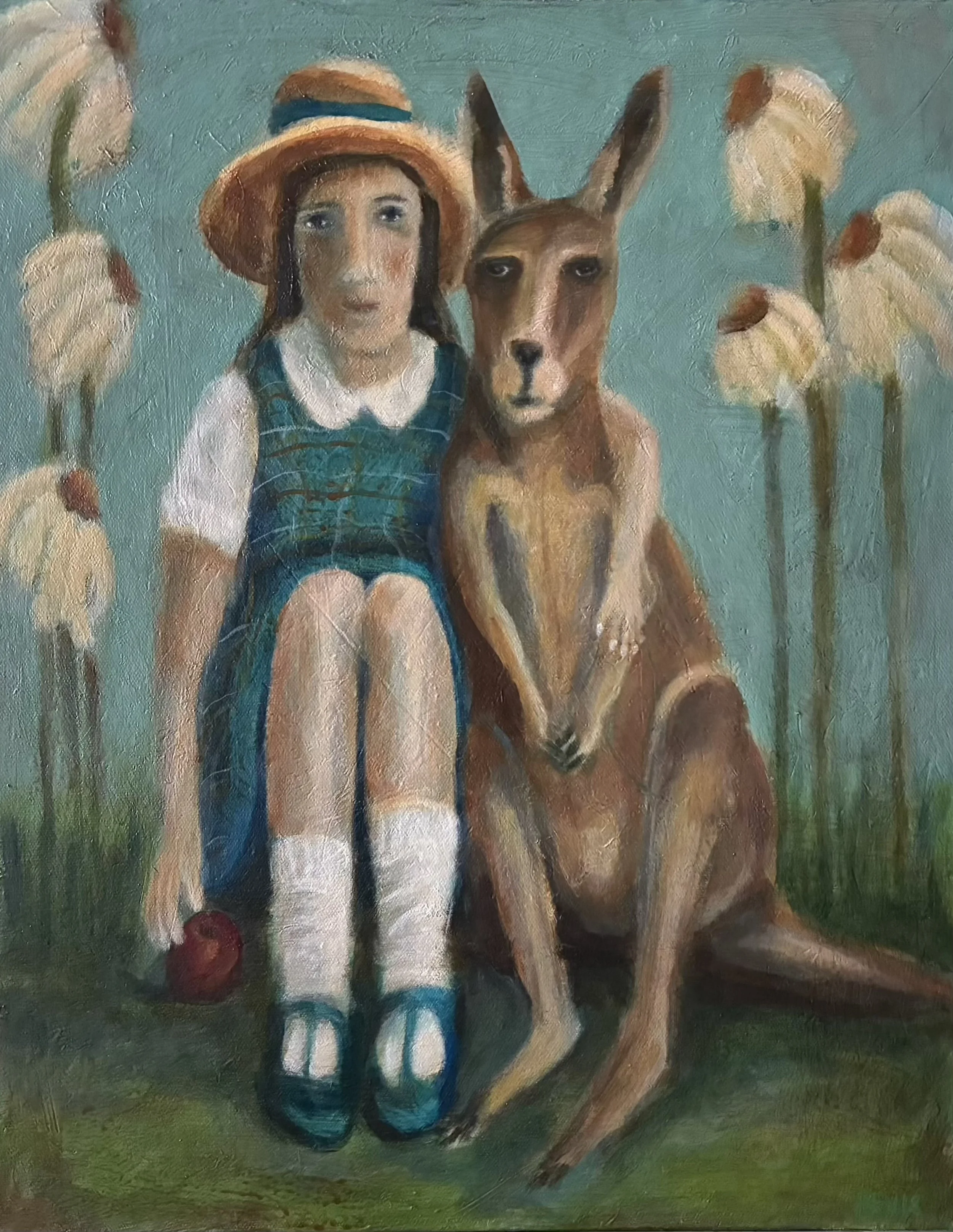 Hiding in a Field of Wilting Daisies II _ 51 x 40cm _ Acrylic _ $650 _ Nicoletta Revis.jpg