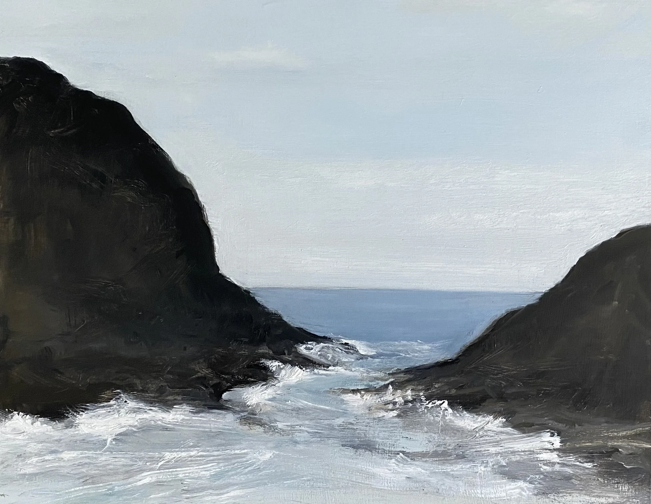 Tide coming in at the Pass - Caitlin Reilly