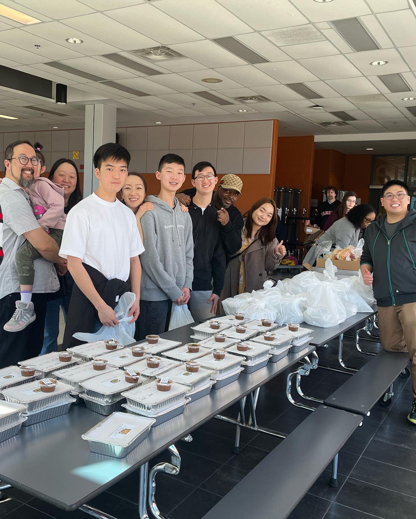 Hebrews 13:16: &ldquo;And do not forget to do good and to share with others, for with such sacrifices God is pleased&rdquo;. We made 120 servings (for 60 families) of pasta, salad and banana bread to donate to Toronto Impact Church. #downsviewpresbyt