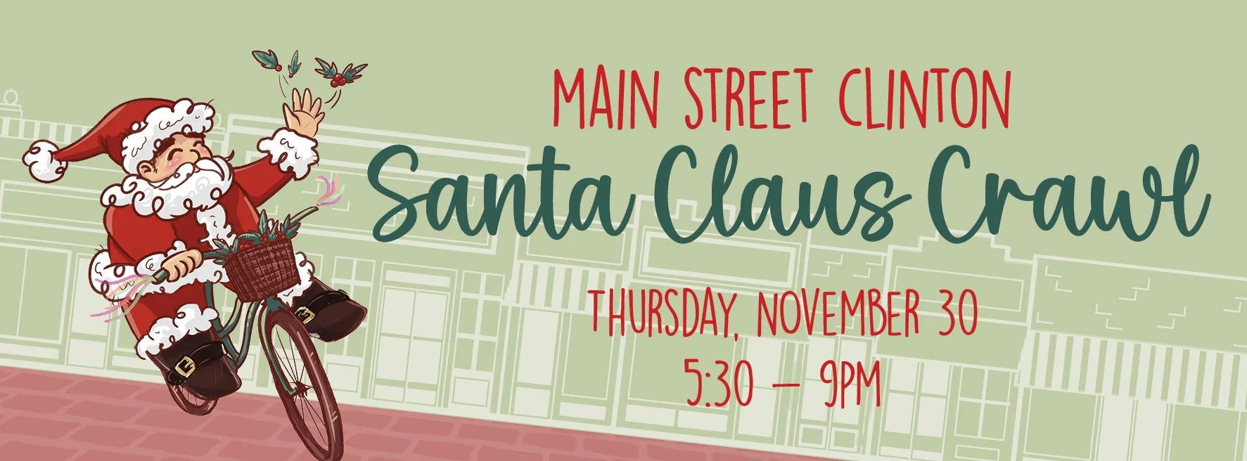 Santa Claus Crawl Facebook Event Header