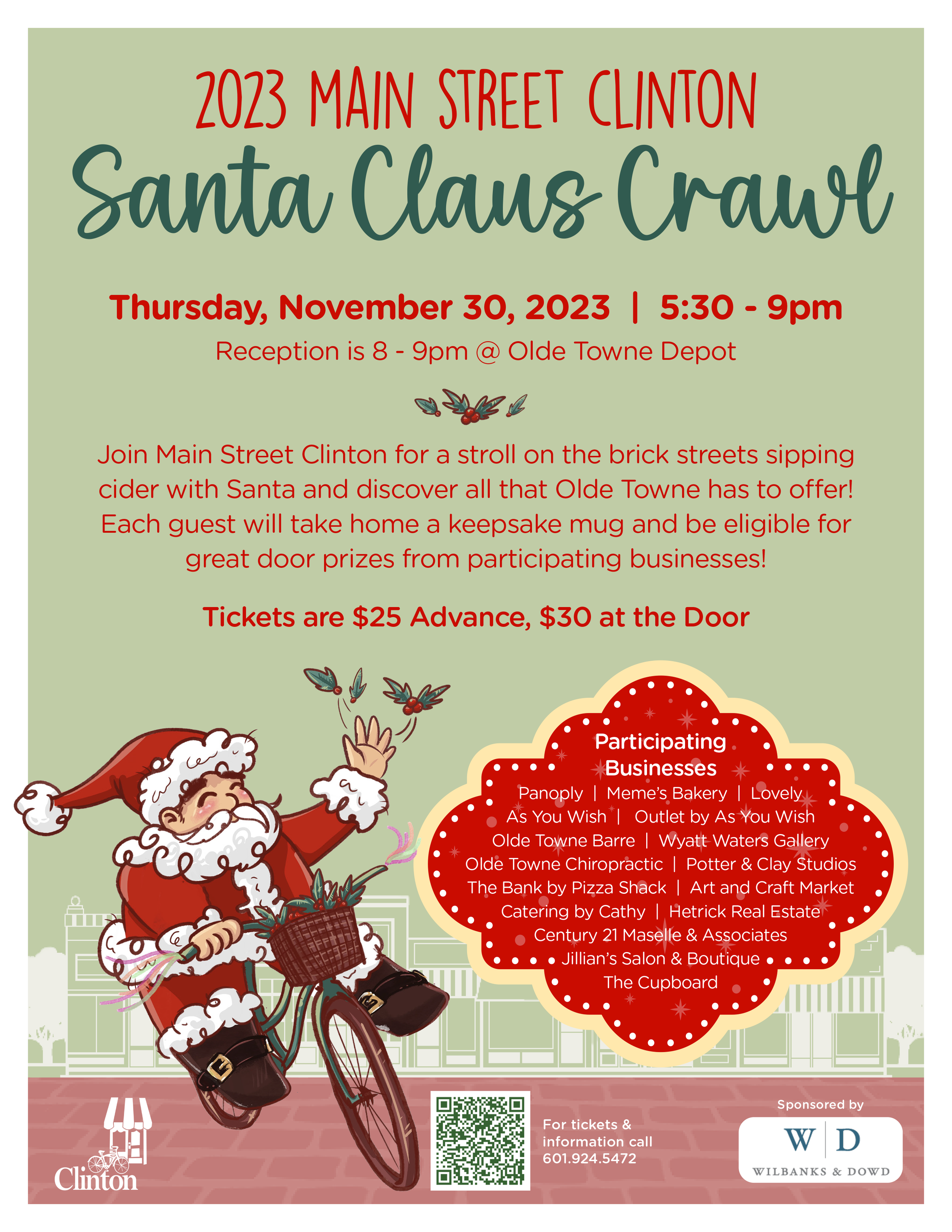 Santa Claus Crawl Flier 8.5x11"