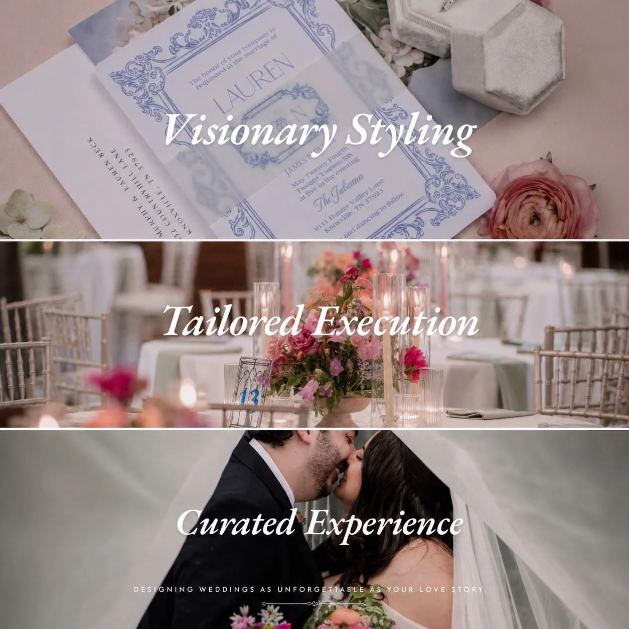 Venue: @the__julianna 
Florist: @rosemossdesigns 
Photographer: @luhaneyphotography 
DJ: @ogleentertainment 
Videographer: @lavenderandgracevideo 
Officiant: @magnoliamatrimonies 
Photobooth: @selfiestopbooth